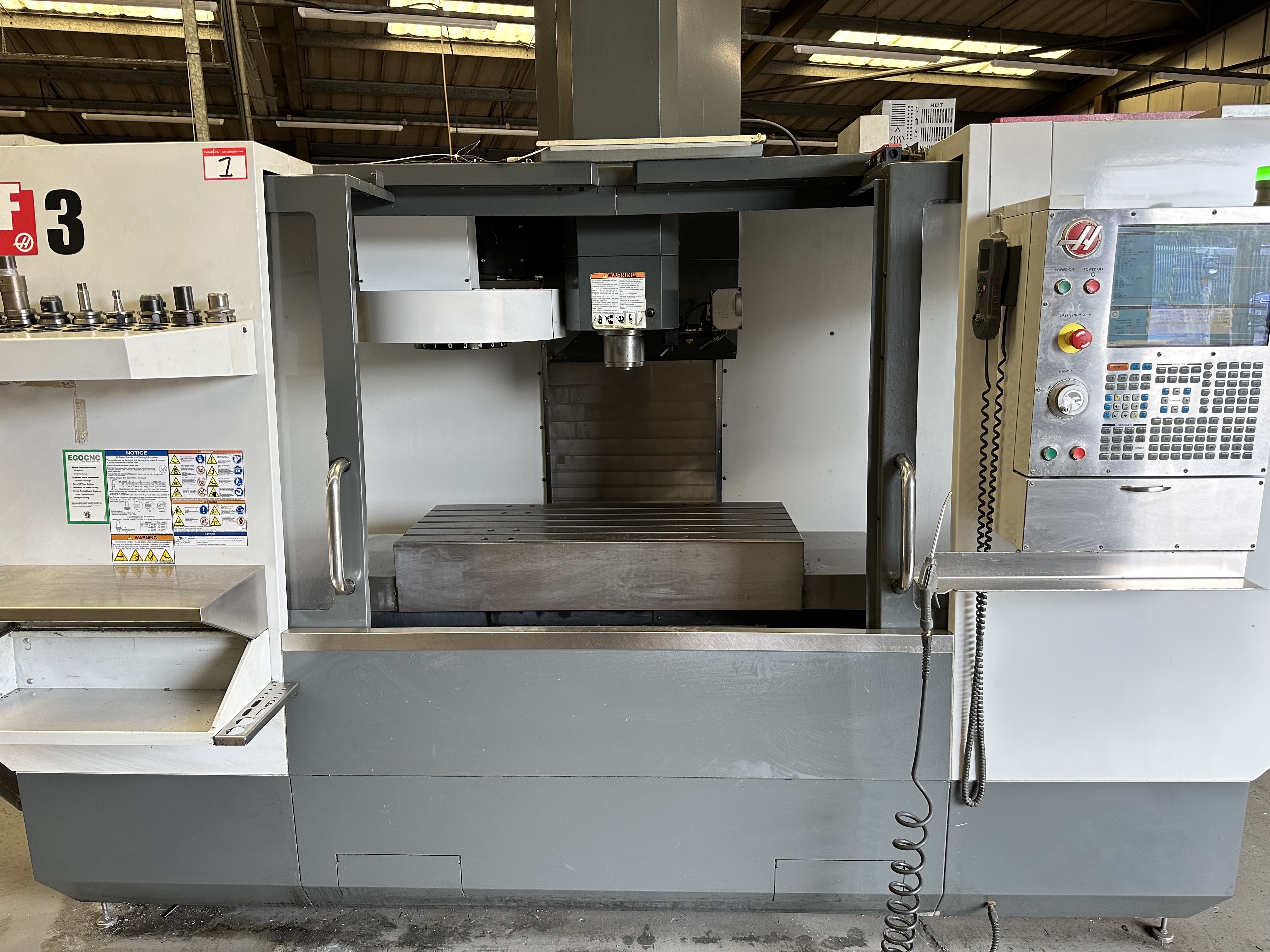 Haas VF3 CNC Vertical Machining Centre with Haas Control. (11/2010)
