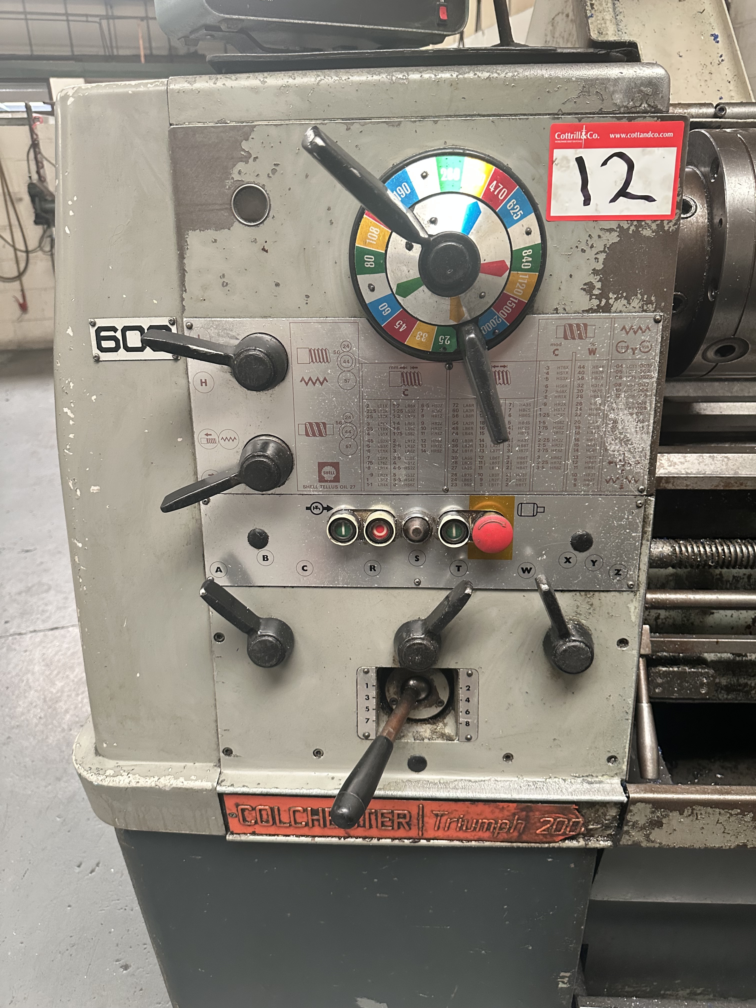 Colchester Triumph 2000 Gap Bed Centre Lathe with Acu-rite III 2 Axis DRO