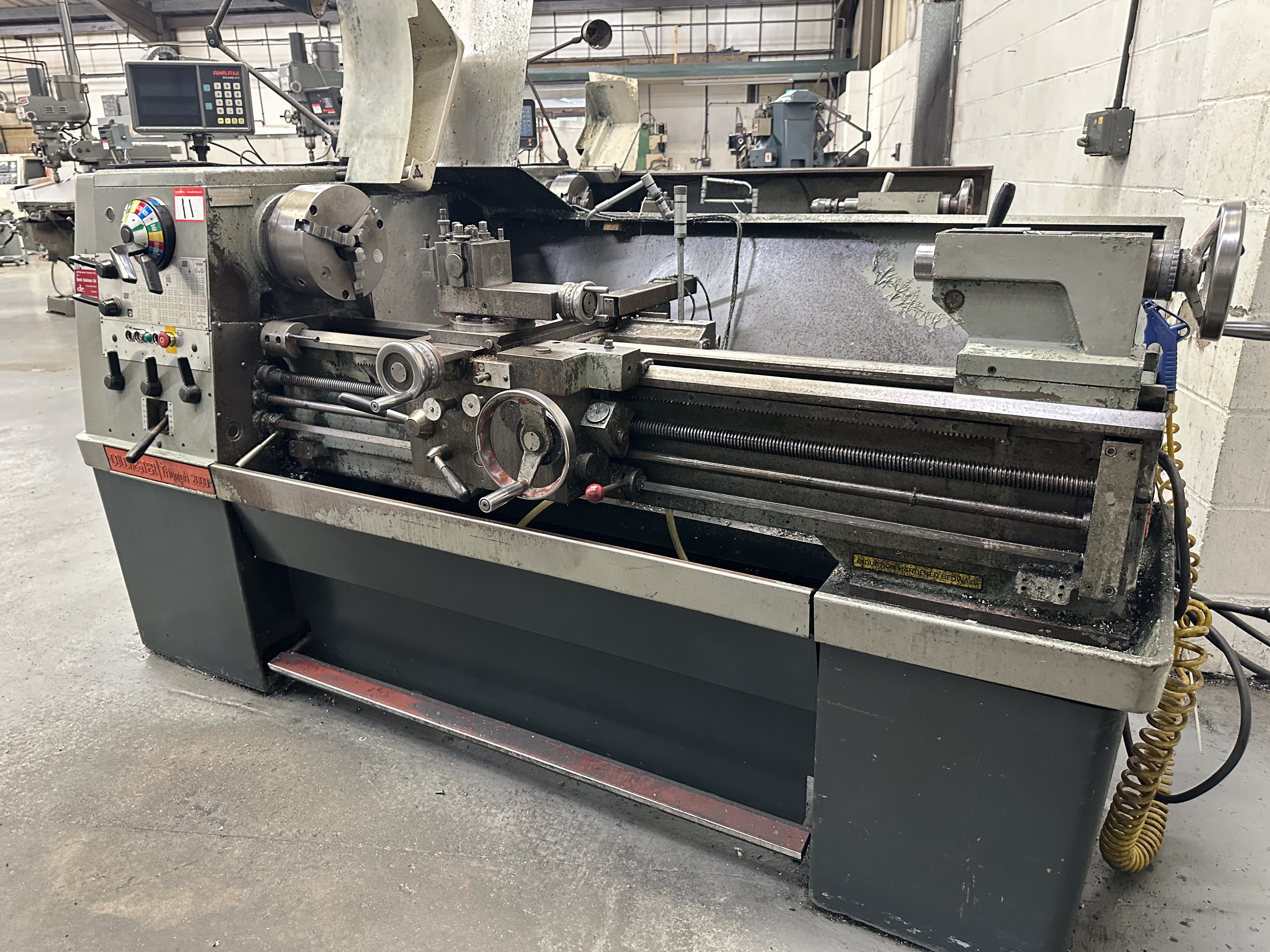 Colchester Triumph 2000 Gap Bed Centre Lathe with Anilam Wizard 211 2 Axis DRO