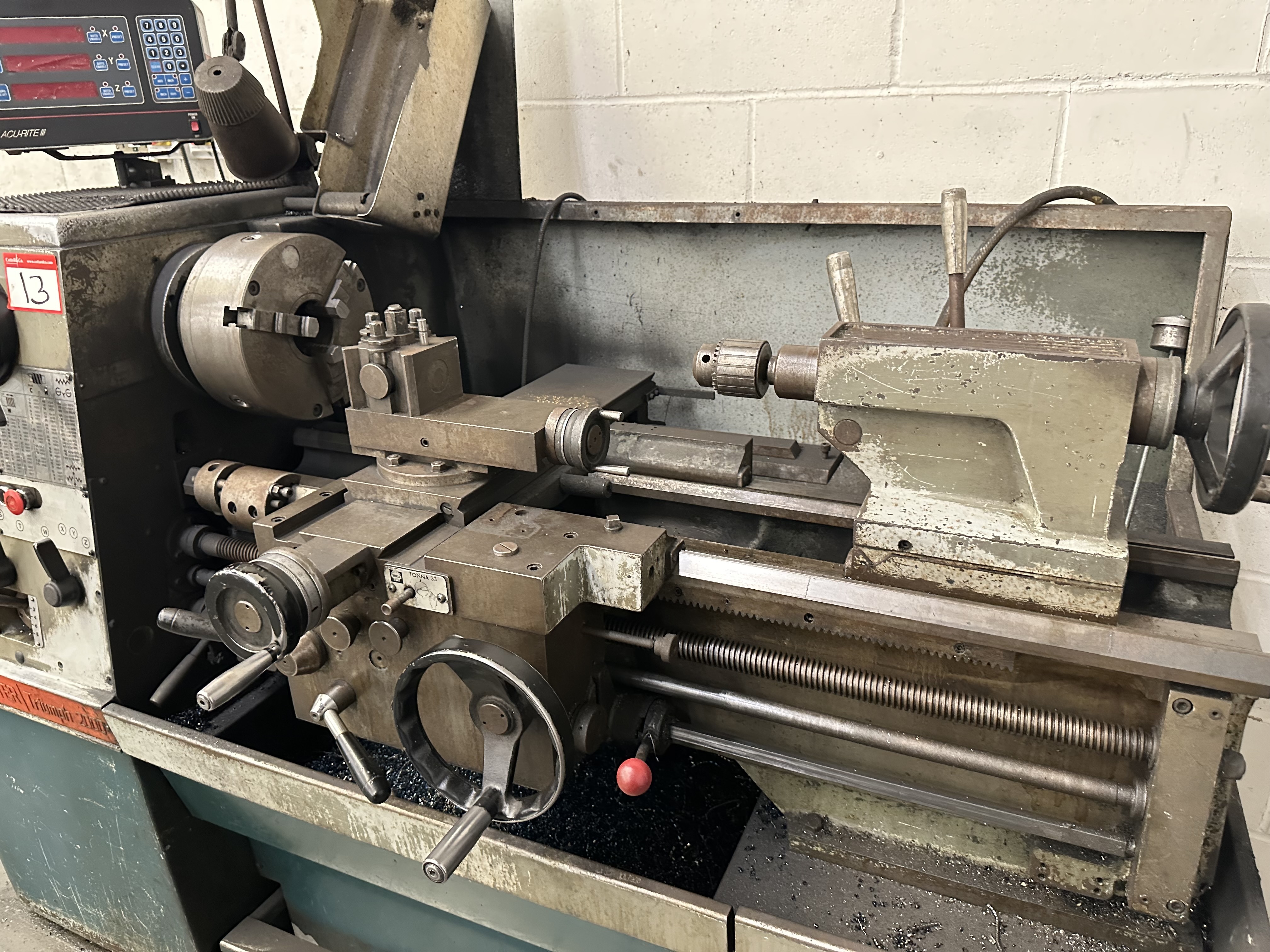 Colchester Triumph 2000 Gap Bed Centre Lathe with Acu-rite III 2 Axis DRO