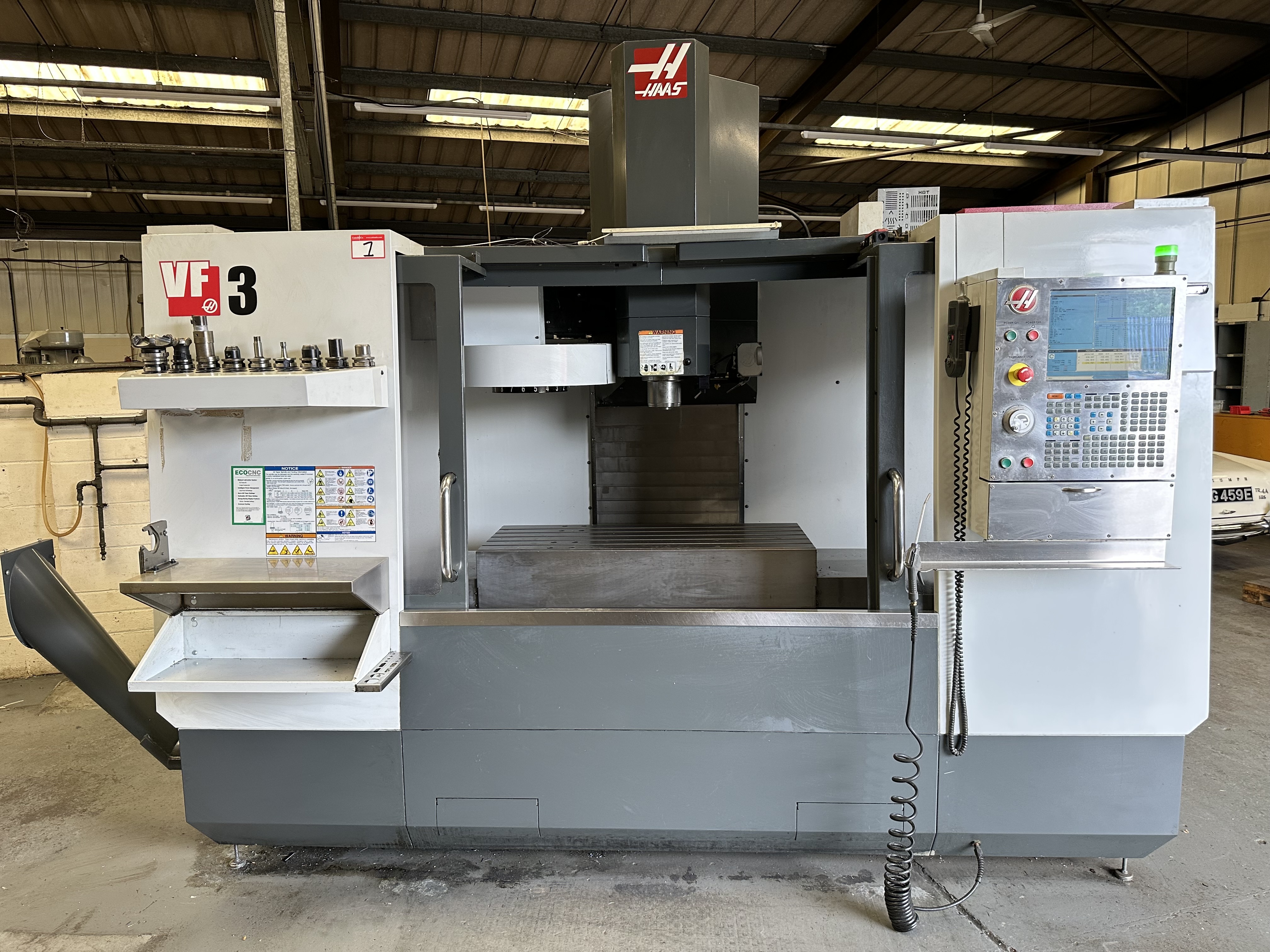 Haas VF3 CNC Vertical Machining Centre with Haas Control. (11/2010)