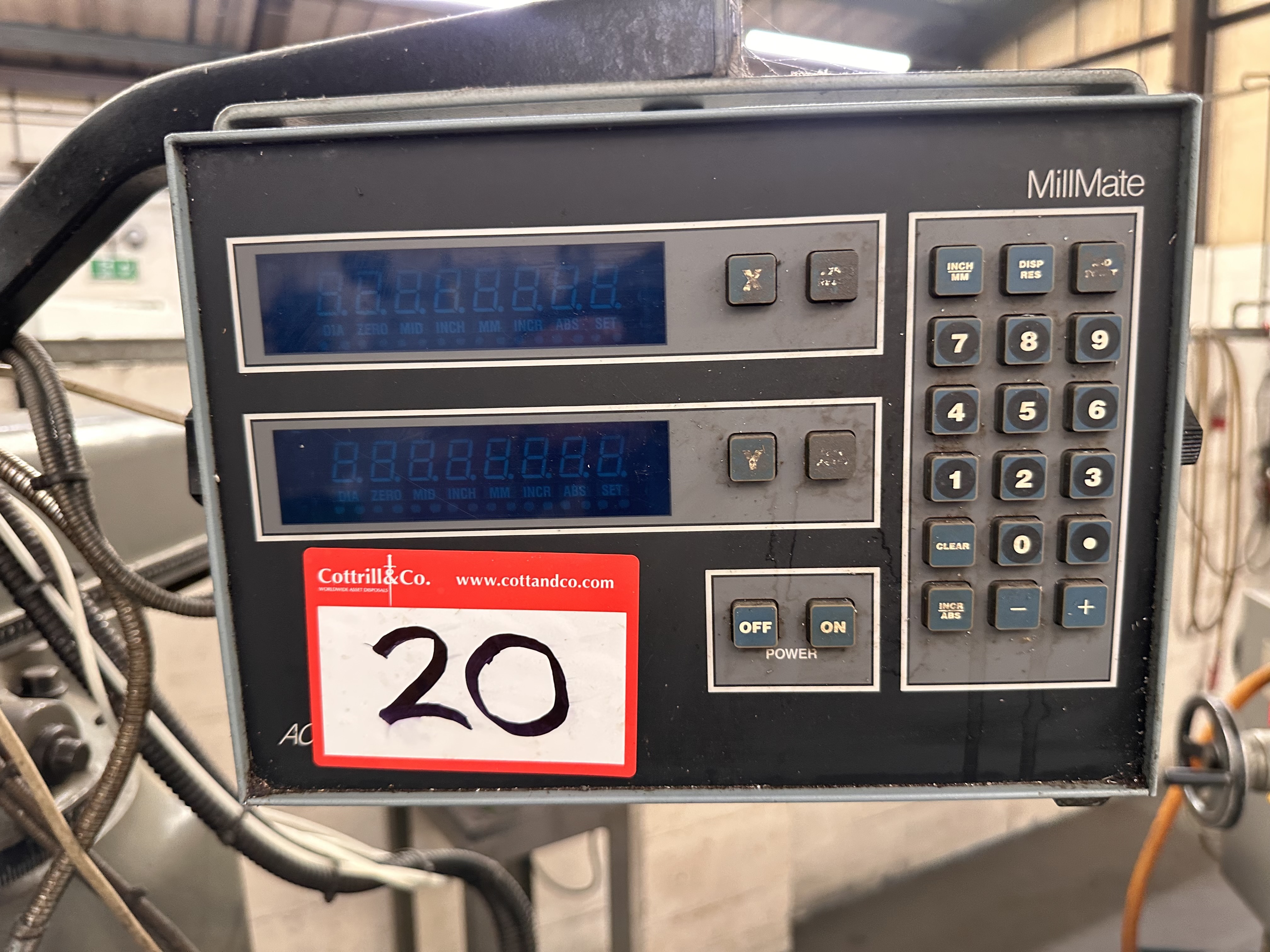 XYZ KRV2000 Turret Milling Machine with Acu-rite 2 Axis DRO (1997)