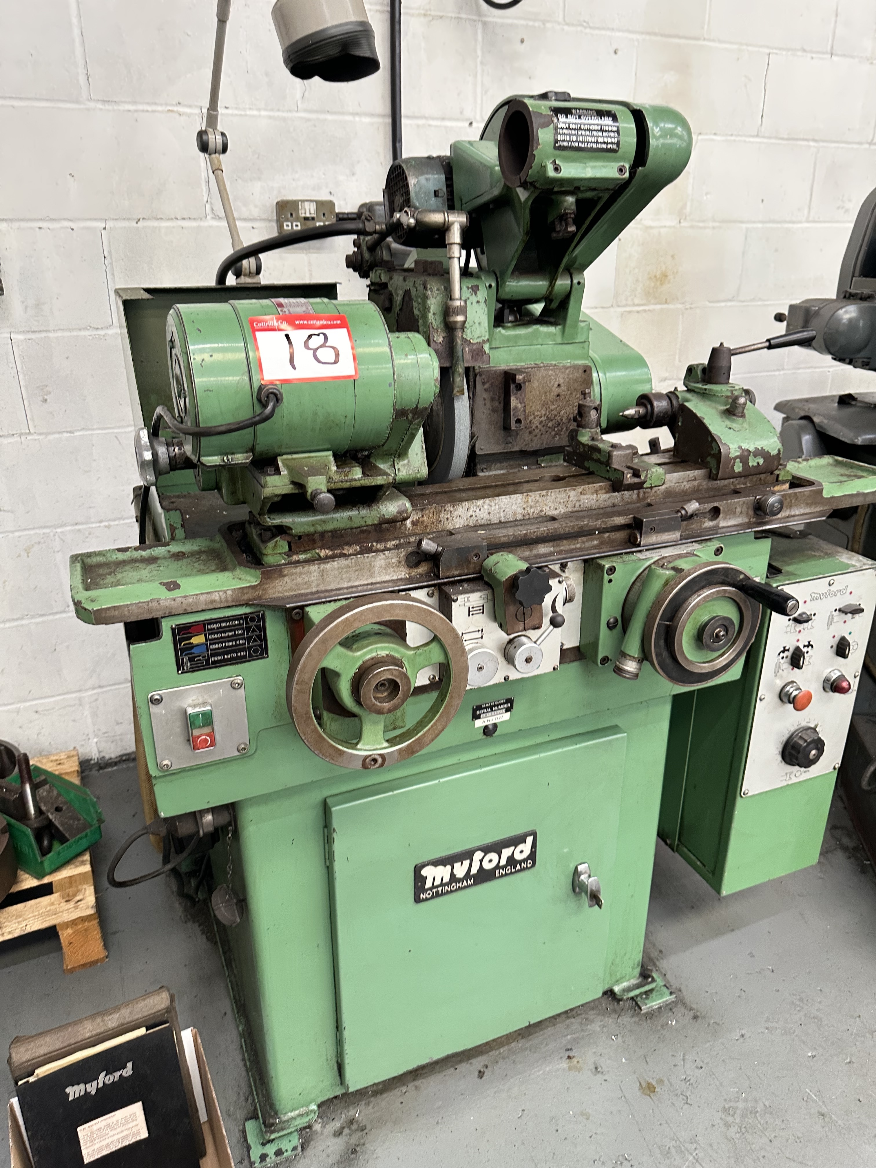 Myford MG-12 Cylindrical Grinder