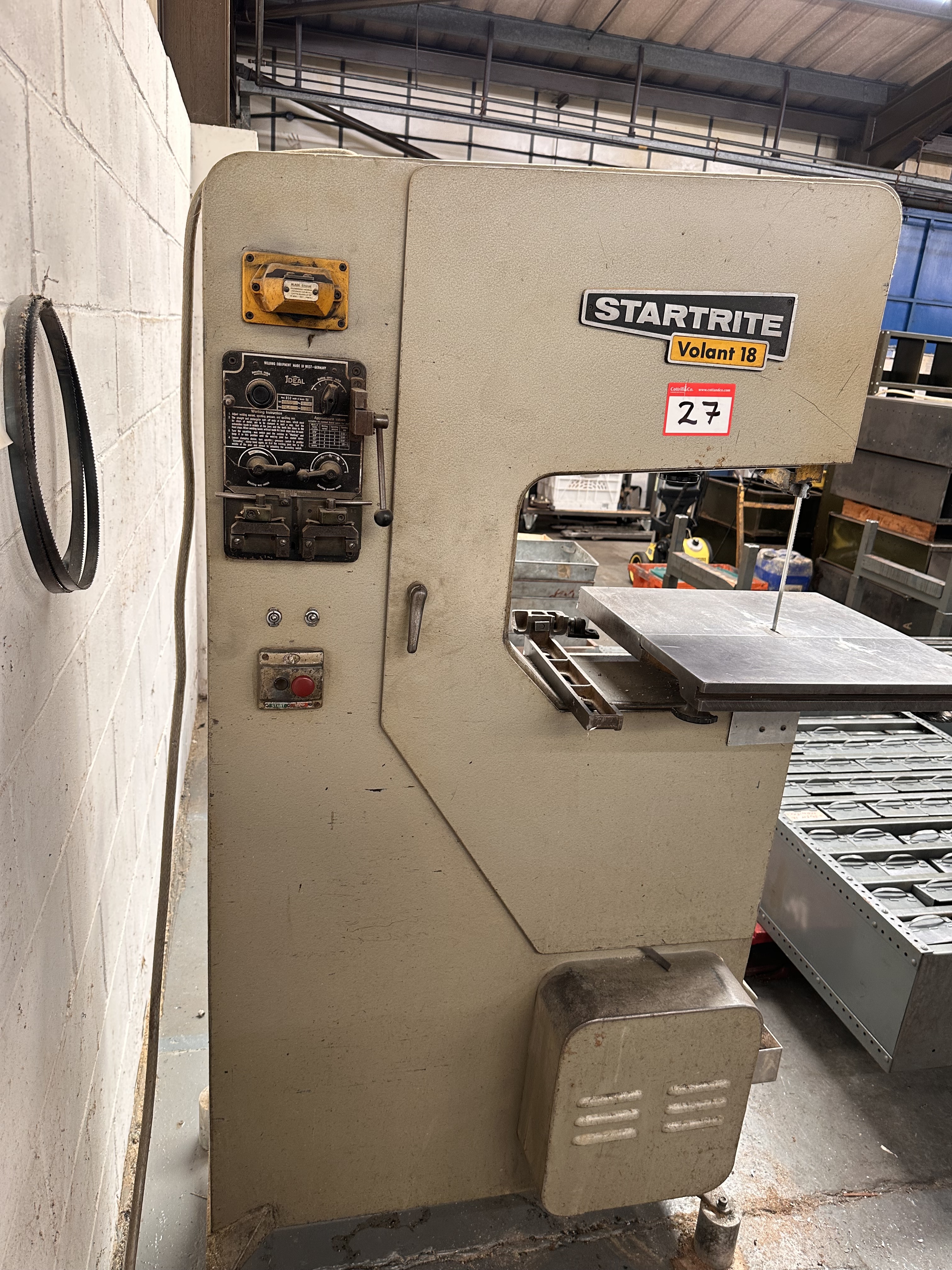 Startrite Volant 18 Vertical Bandsaw Type 18V10