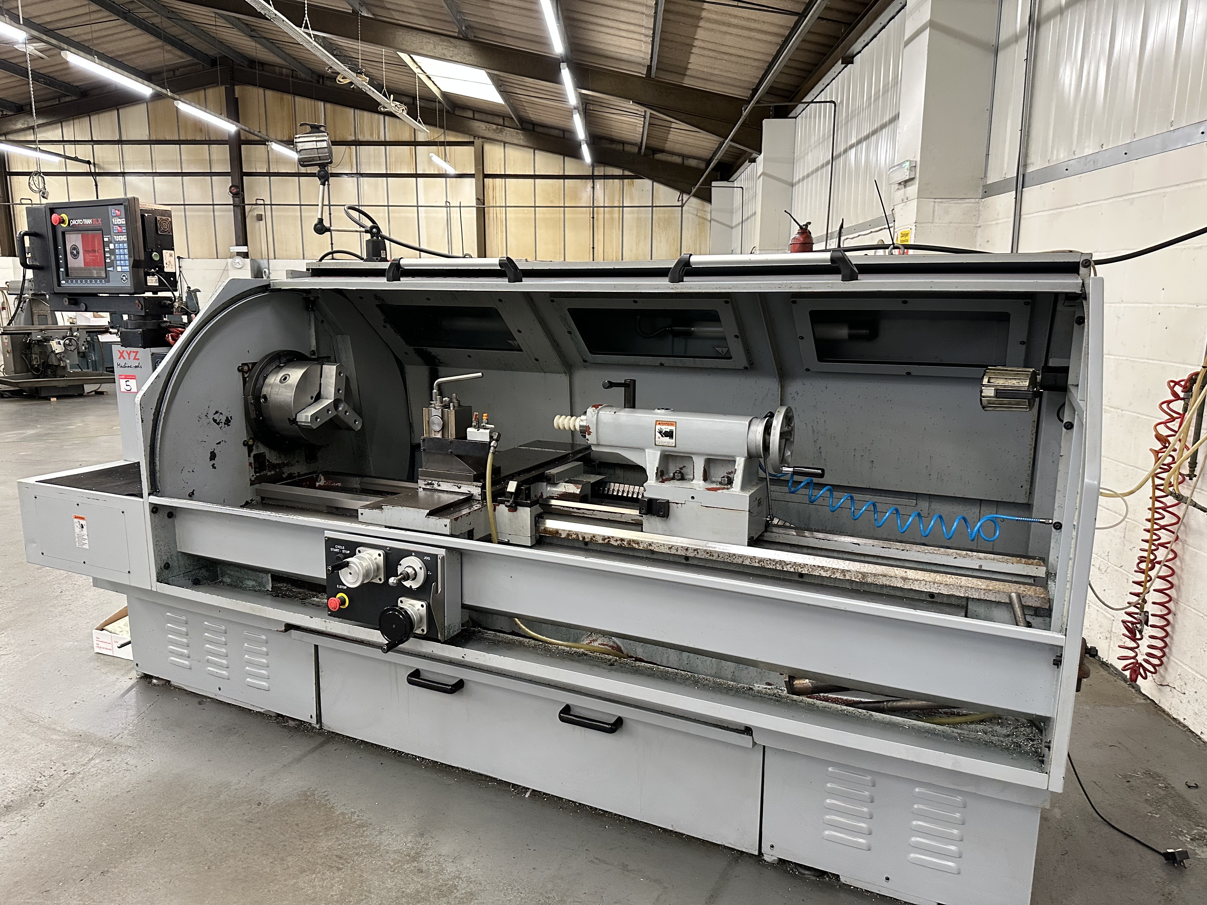 XYZ Proturn SLX 555-2M CNC/Manual Lathe (2005) 