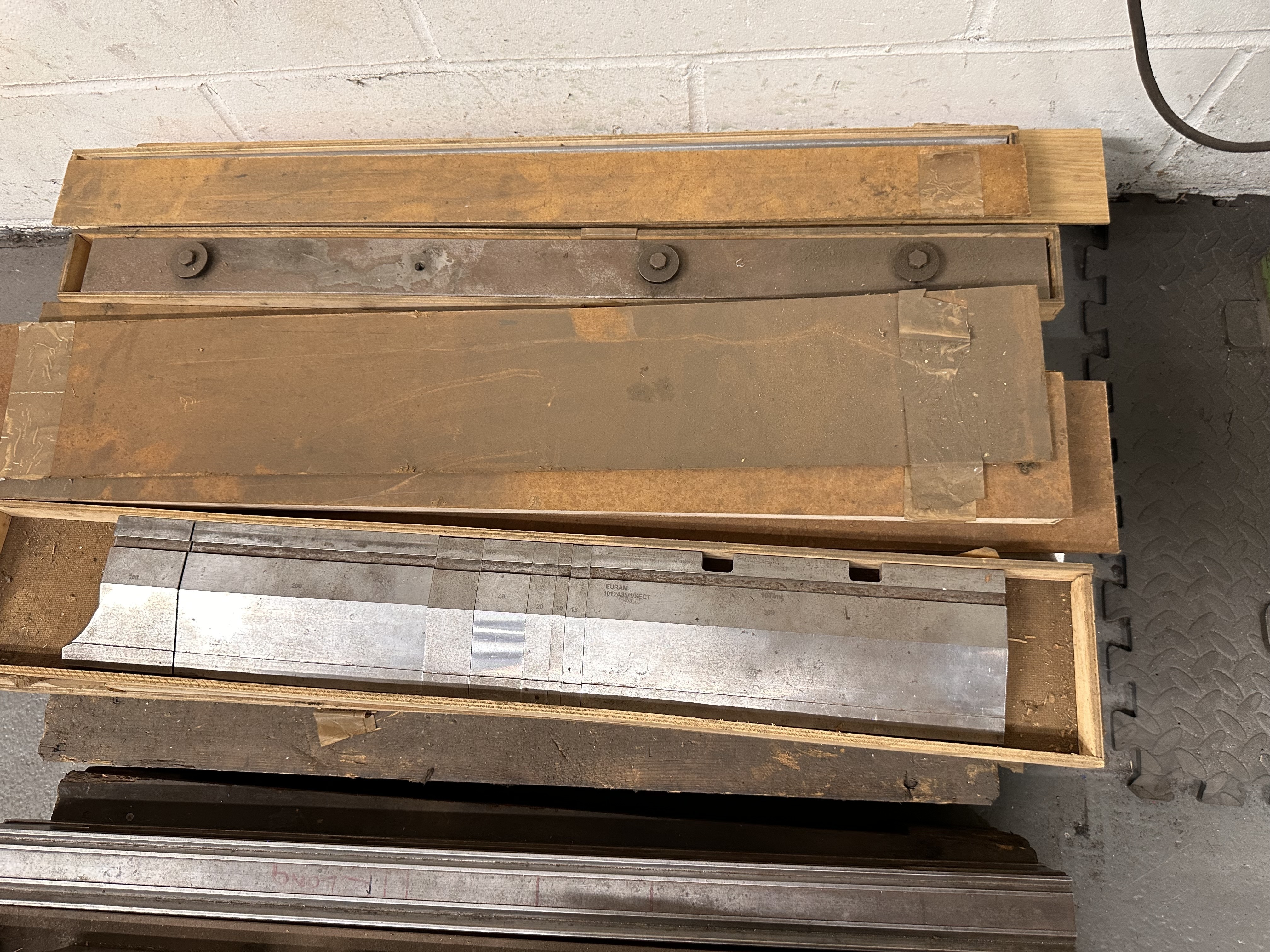 Various Press Brake Tooling as used on Megoform Machines