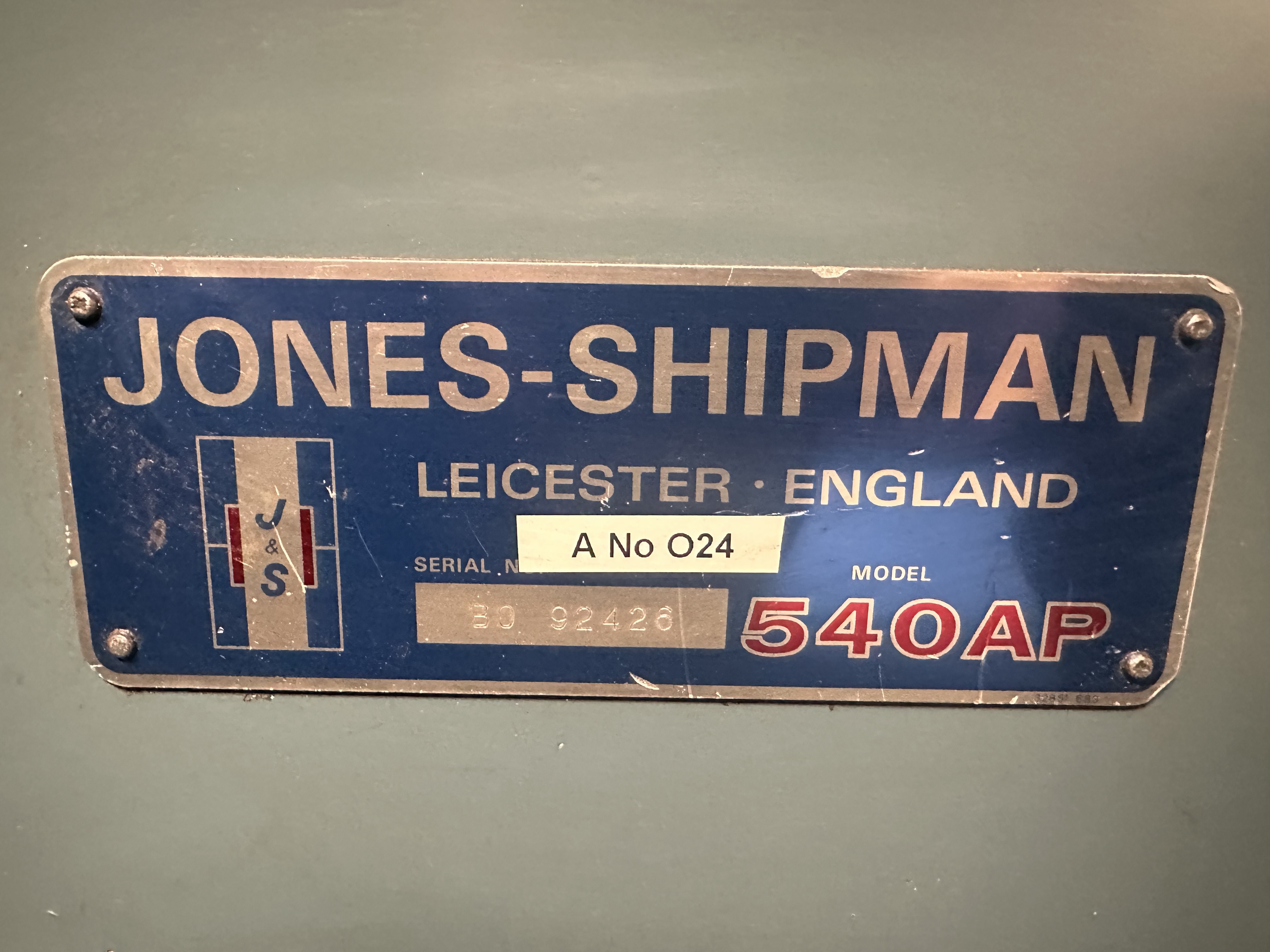 Jones & Shipman 540AP Surface Grinder