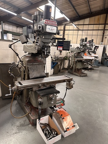 XYZ KRV2000 Turret Milling Machine with Acu-rite 2 Axis DRO (1997)