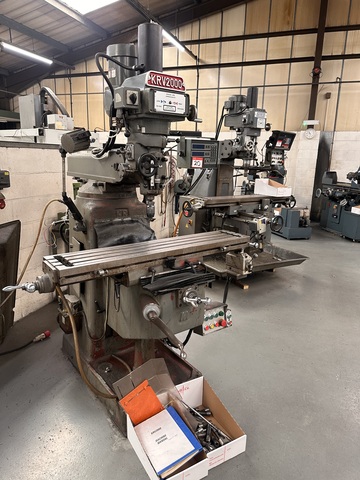 XYZ KRV2000 Turret Milling Machine with Acu-rite 2 Axis DRO (1997)