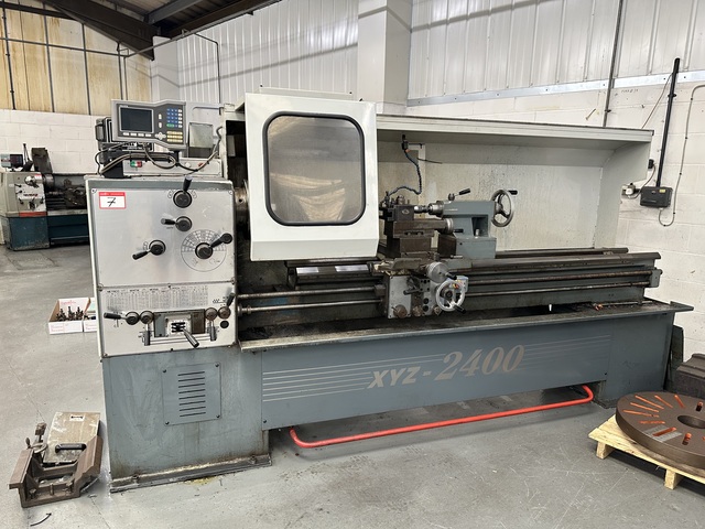 XYZ 2400 Gap Bed Centre Lathe with Acu-rite 2 Axis DRO