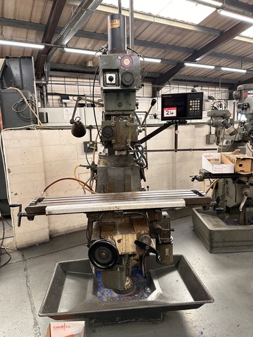 Beavermill MK2 Turret Mill with Anilam 150 Plus 2 Axis DRO