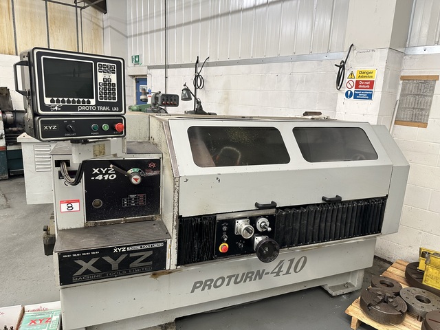 XYZ Proturn 410 CNC/Manual Lathe with Proto Trak LX3 Control