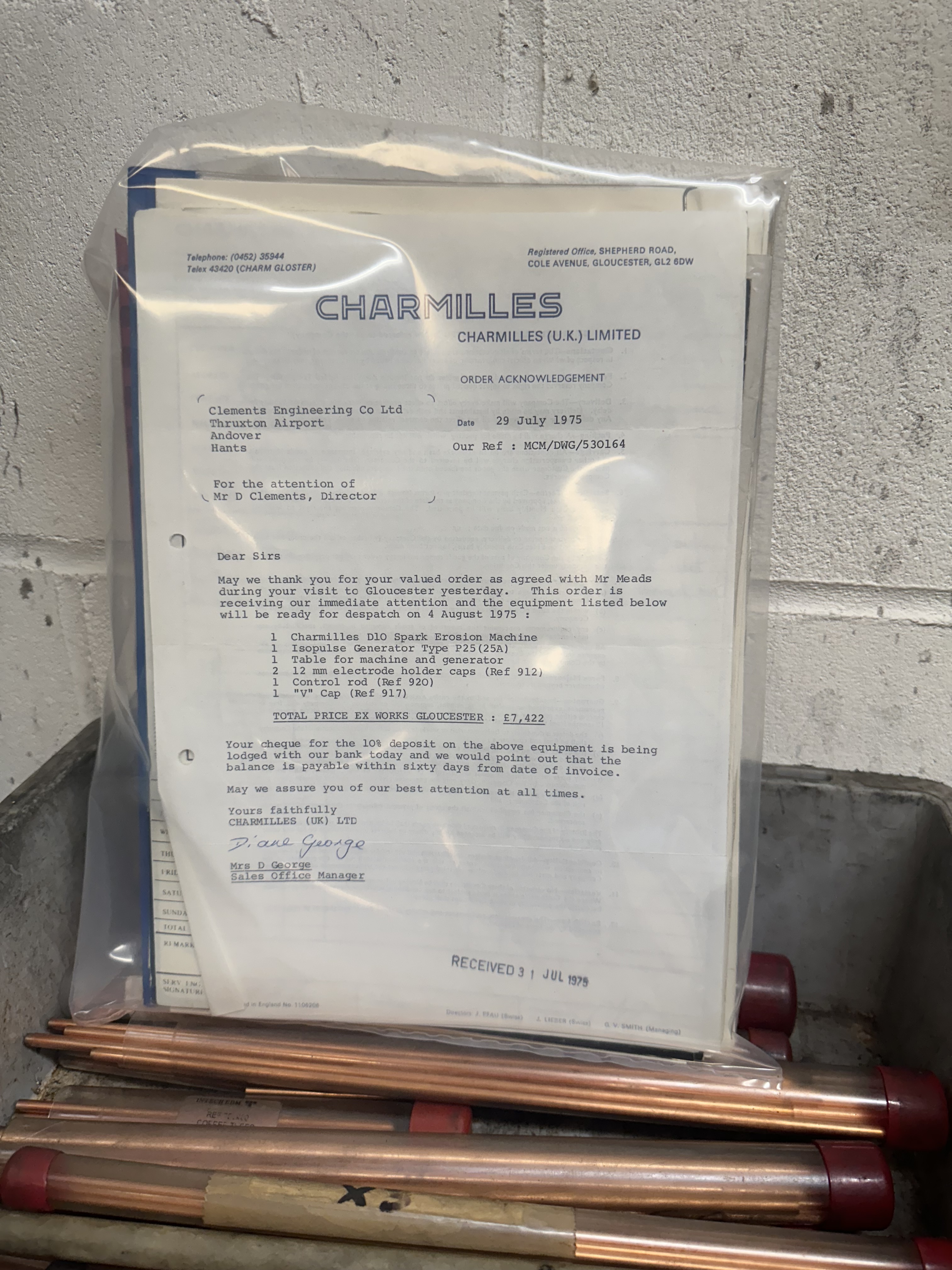 Charmilles D10 Bench Mounted Spark Eroder