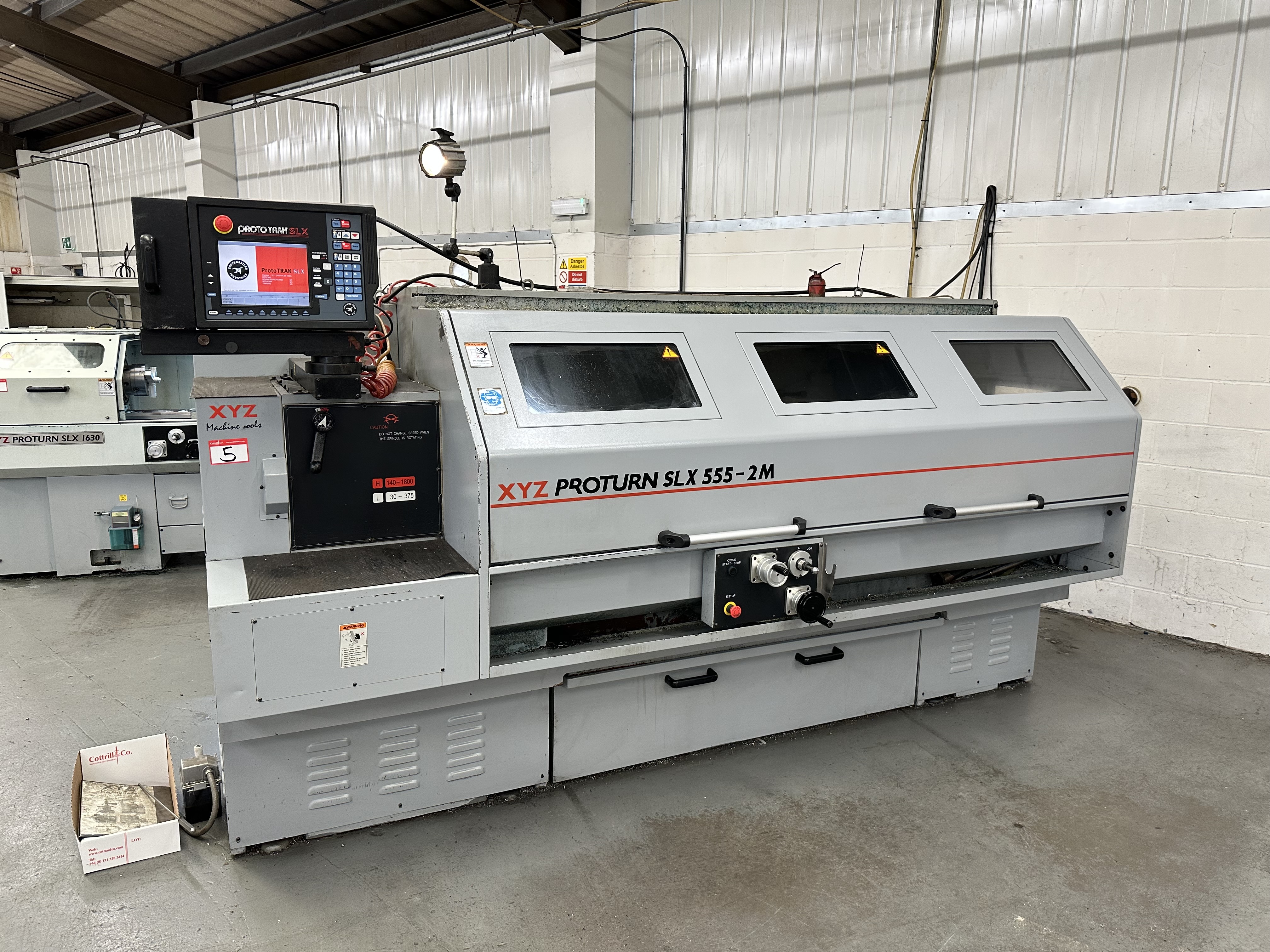 XYZ Proturn SLX 555-2M CNC/Manual Lathe (2005) 
