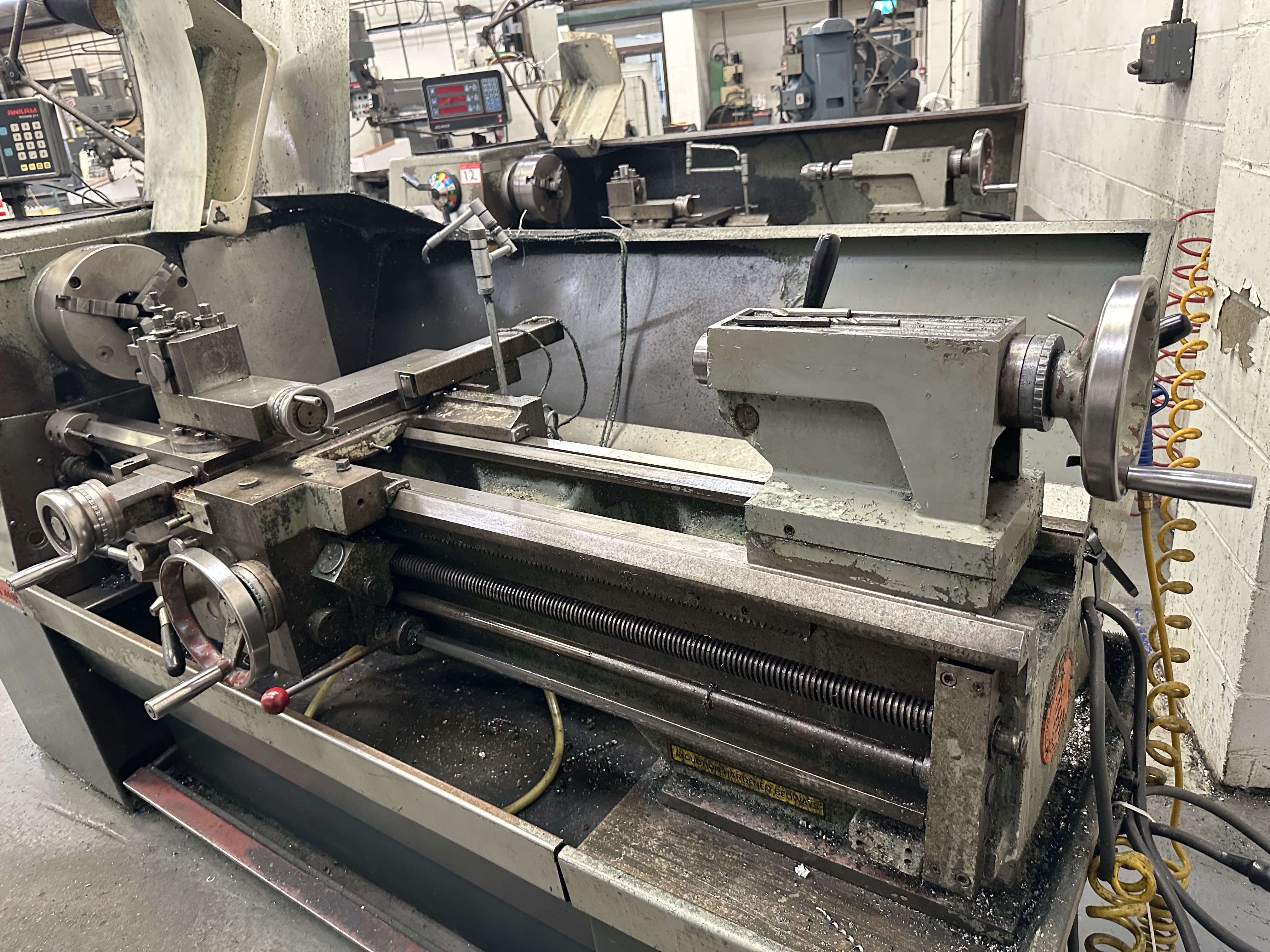 Colchester Triumph 2000 Gap Bed Centre Lathe with Anilam Wizard 211 2 Axis DRO