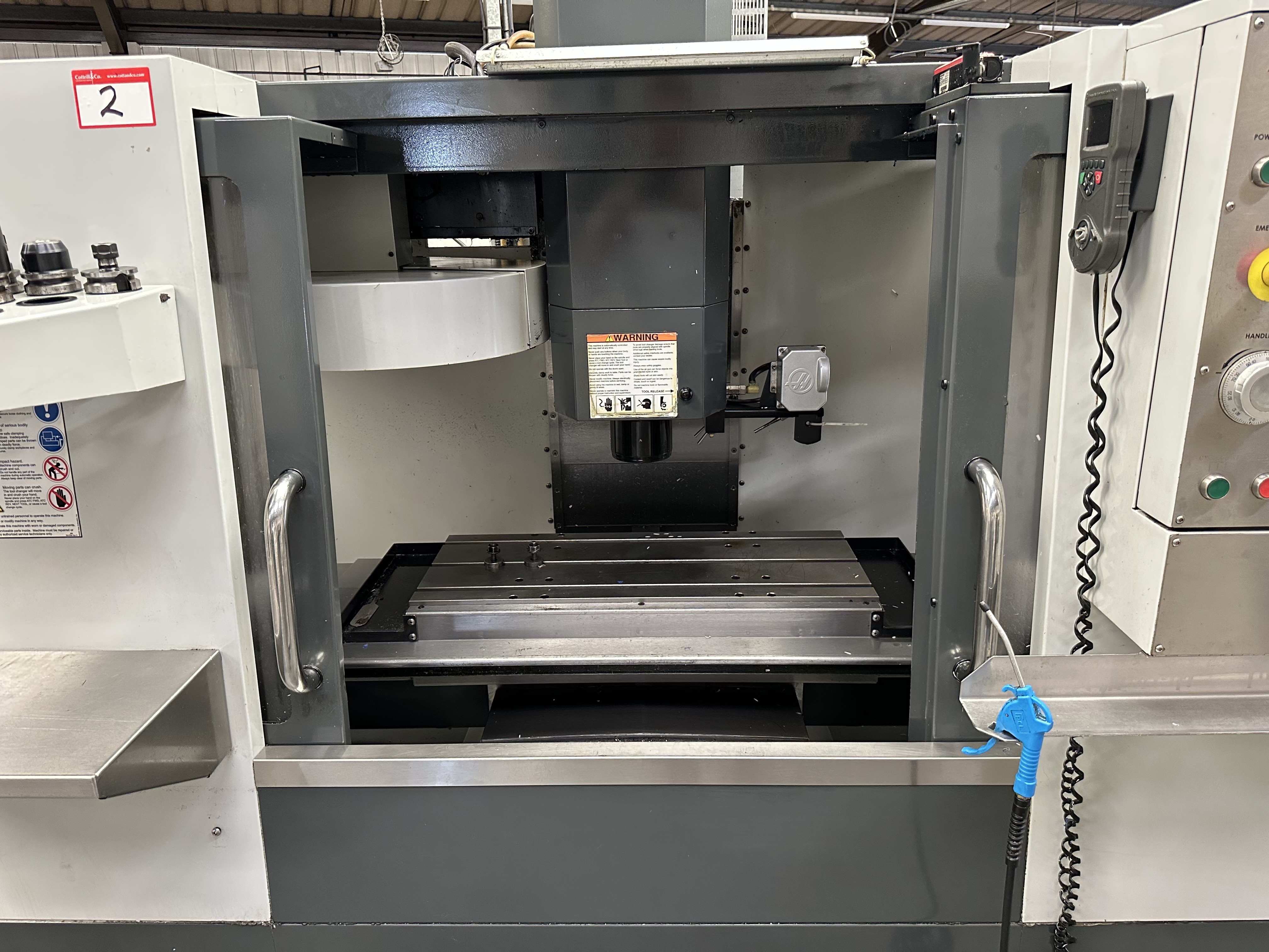Haas VF-2CDE CNC Vertical Machining Centre with Haas CNC Control. (11/2009)