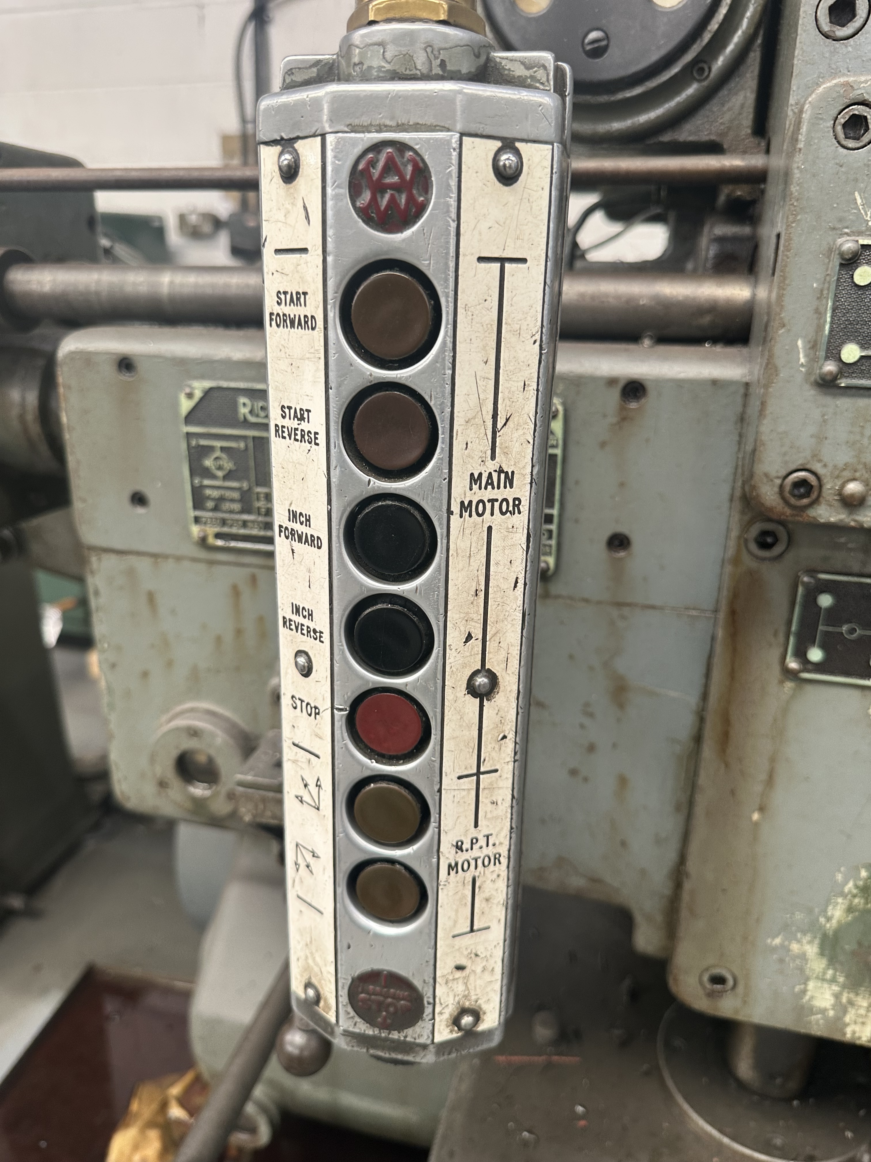 Richards PRT 2N Type Horizontal Boring Machine with Mitutoyo 3 Axis DRO 