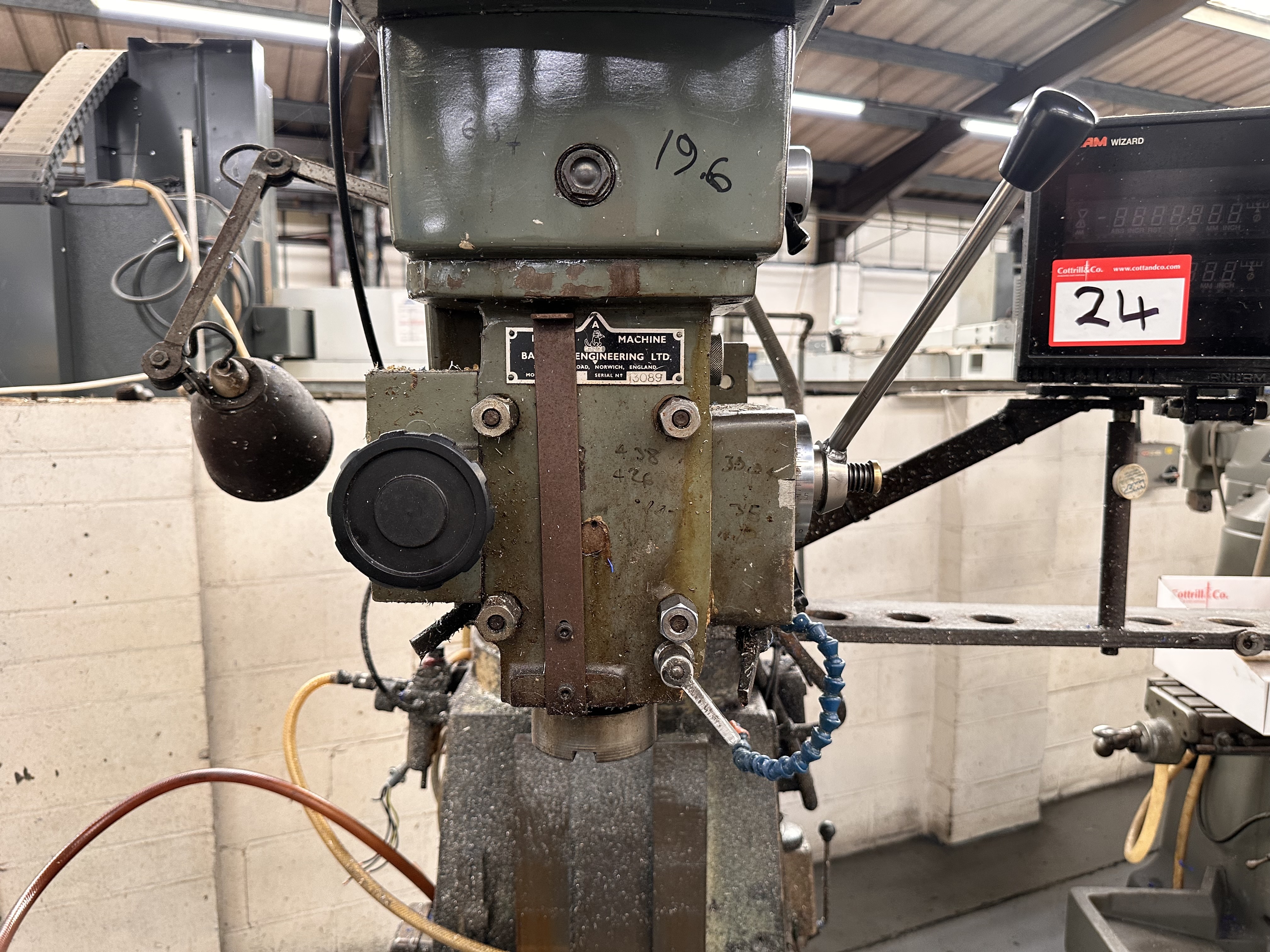 Beavermill MK2 Turret Mill with Anilam 150 Plus 2 Axis DRO