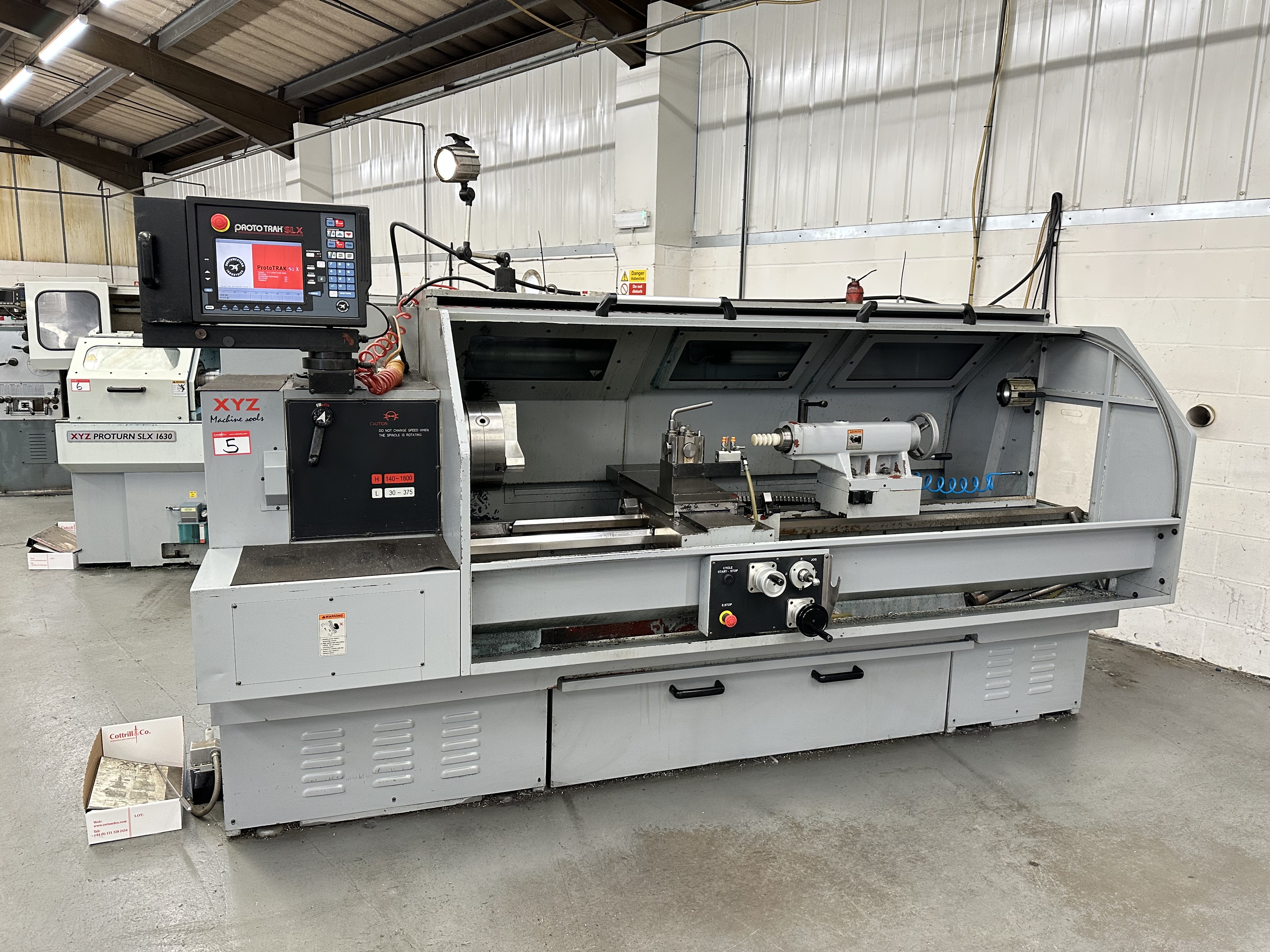 XYZ Proturn SLX 555-2M CNC/Manual Lathe (2005) 