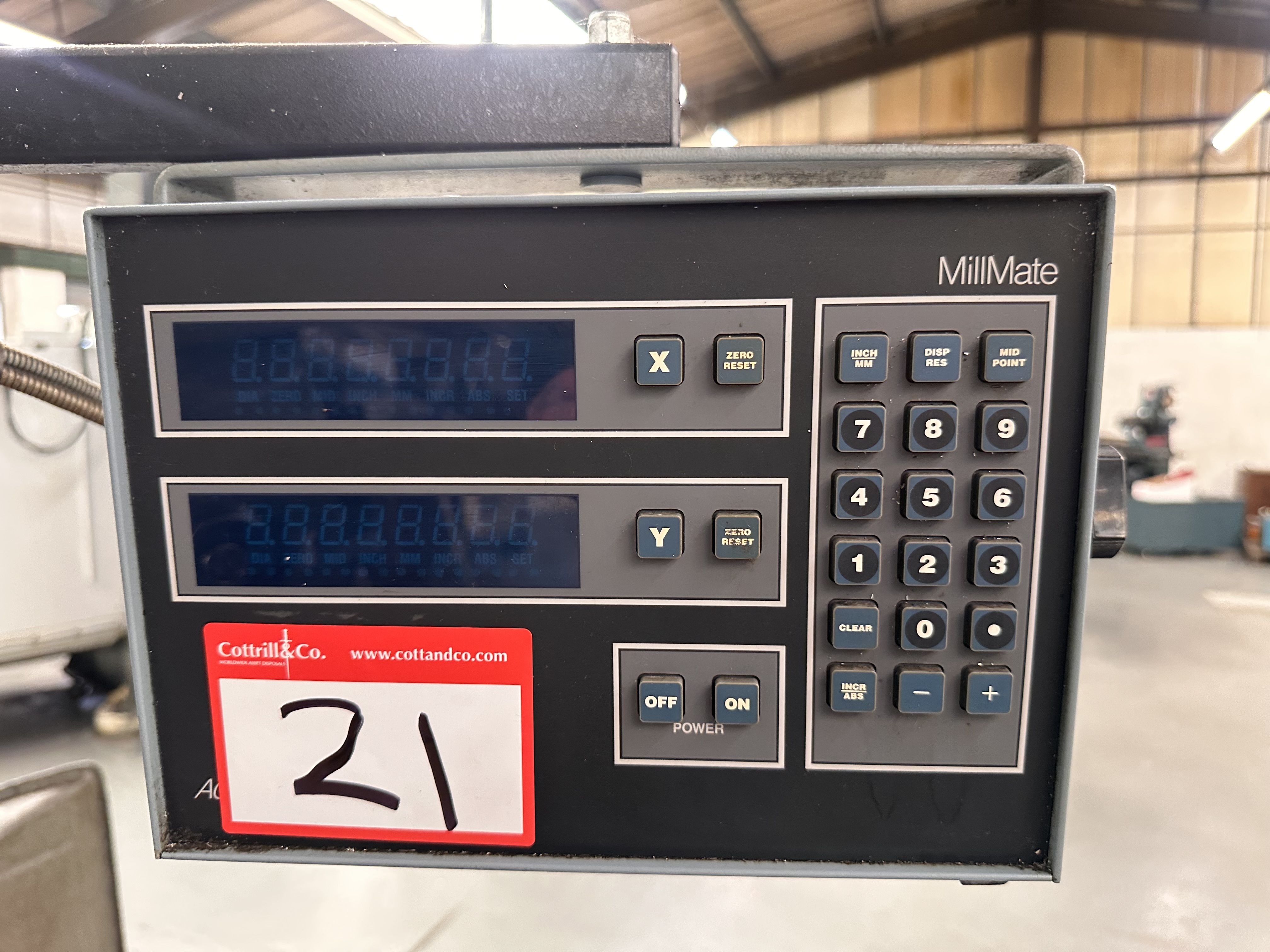 XYZ KRV2000 Turret Milling Machine with Acu-rite 2 Axis DRO (1997)