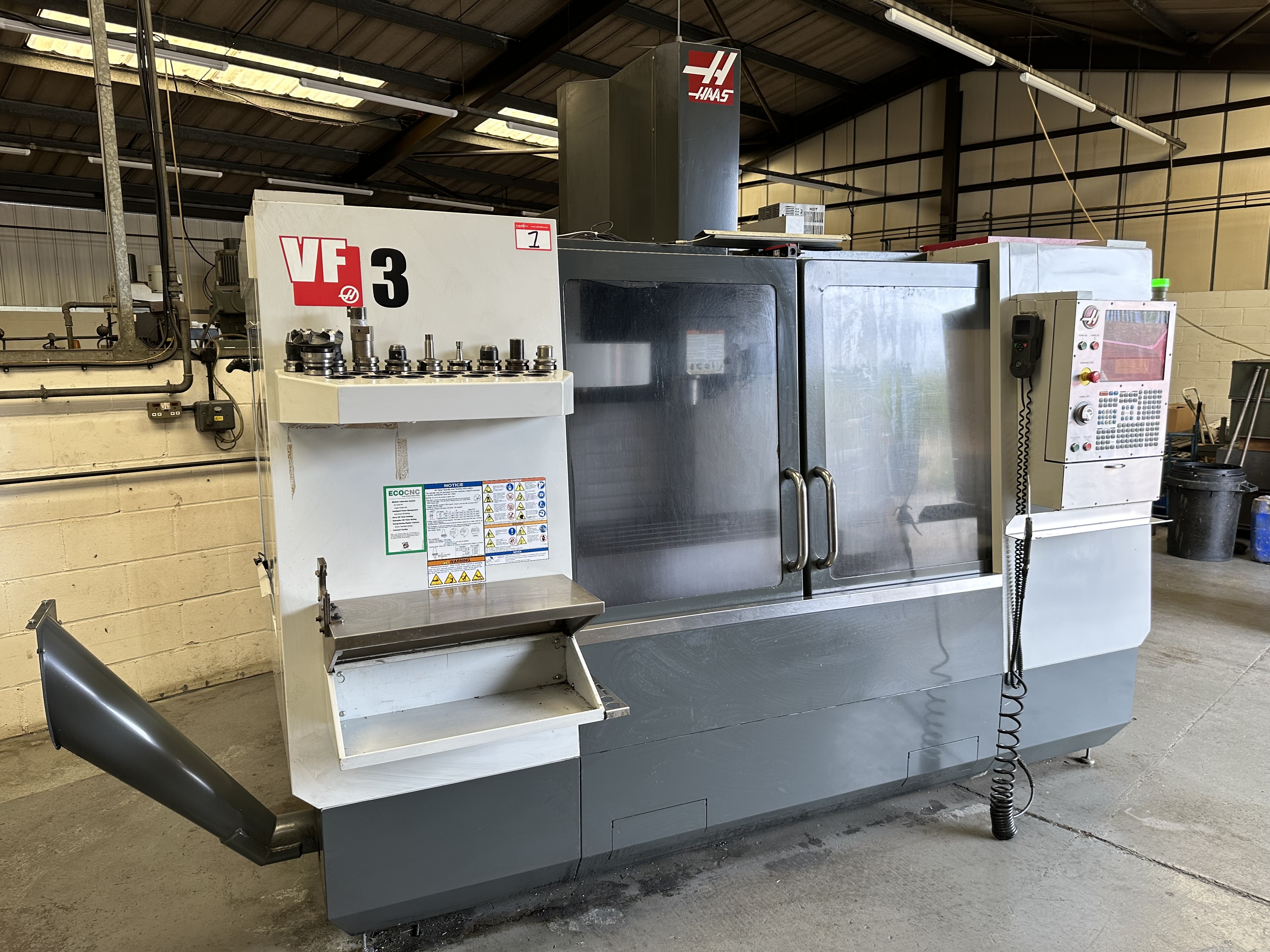 Haas VF3 CNC Vertical Machining Centre with Haas Control. (11/2010)