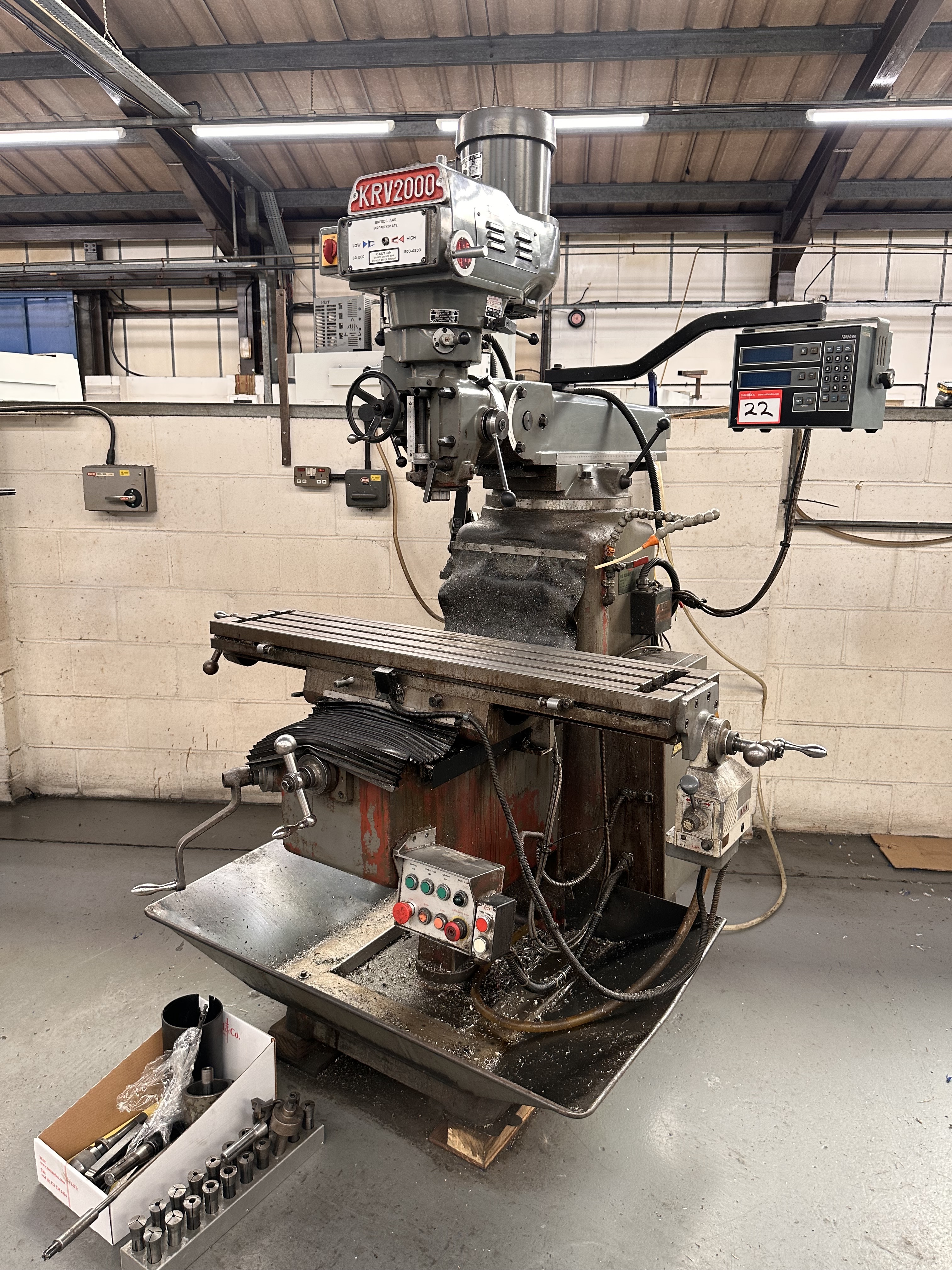 XYZ KRV2000 Turret Mill