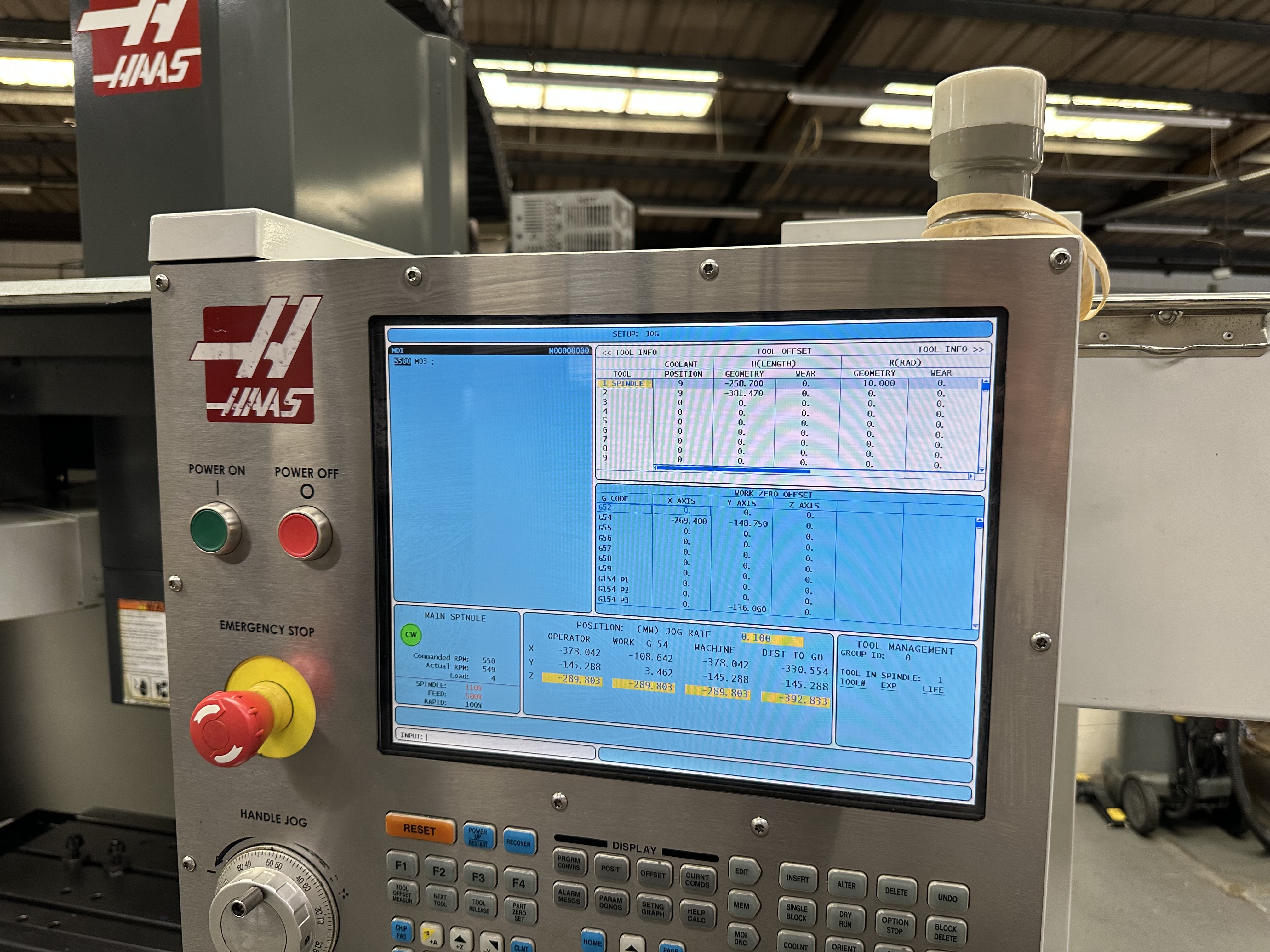 Haas VF-2CDE CNC Vertical Machining Centre with Haas CNC Control. (11/2009)