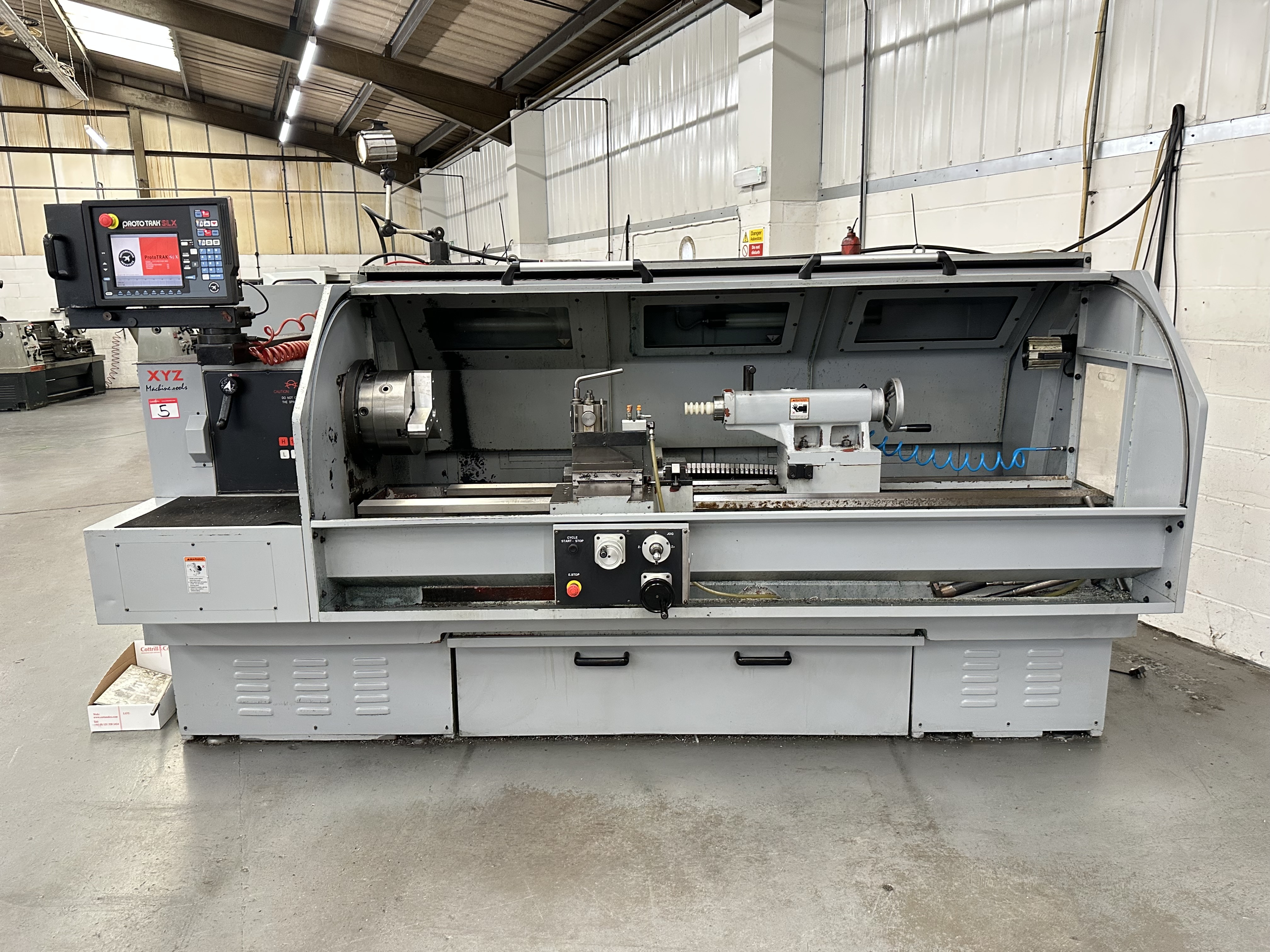 XYZ Proturn SLX 555-2M CNC/Manual Lathe (2005) 