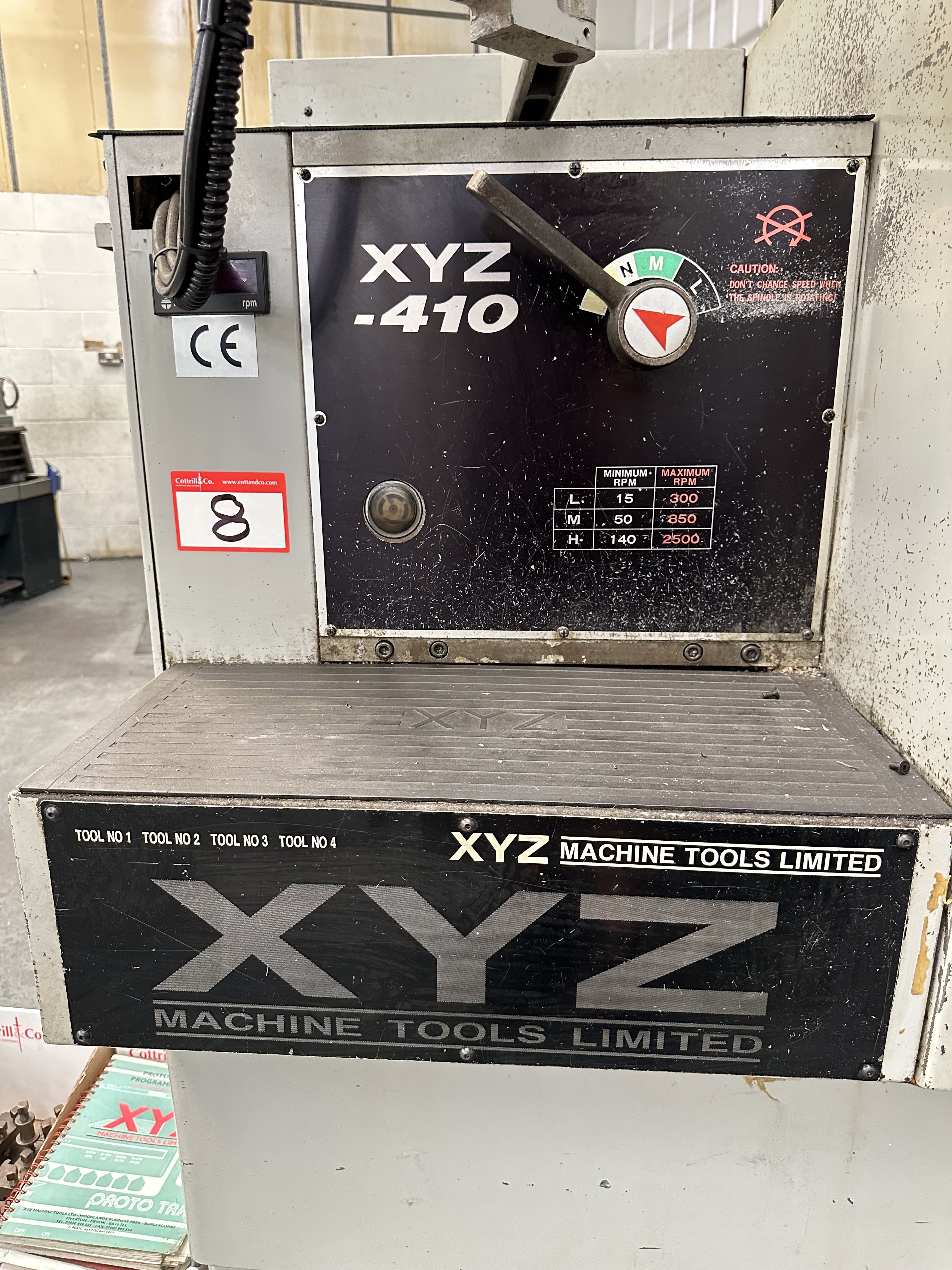 XYZ Proturn 410 CNC/Manual Lathe with Proto Trak LX3 Control