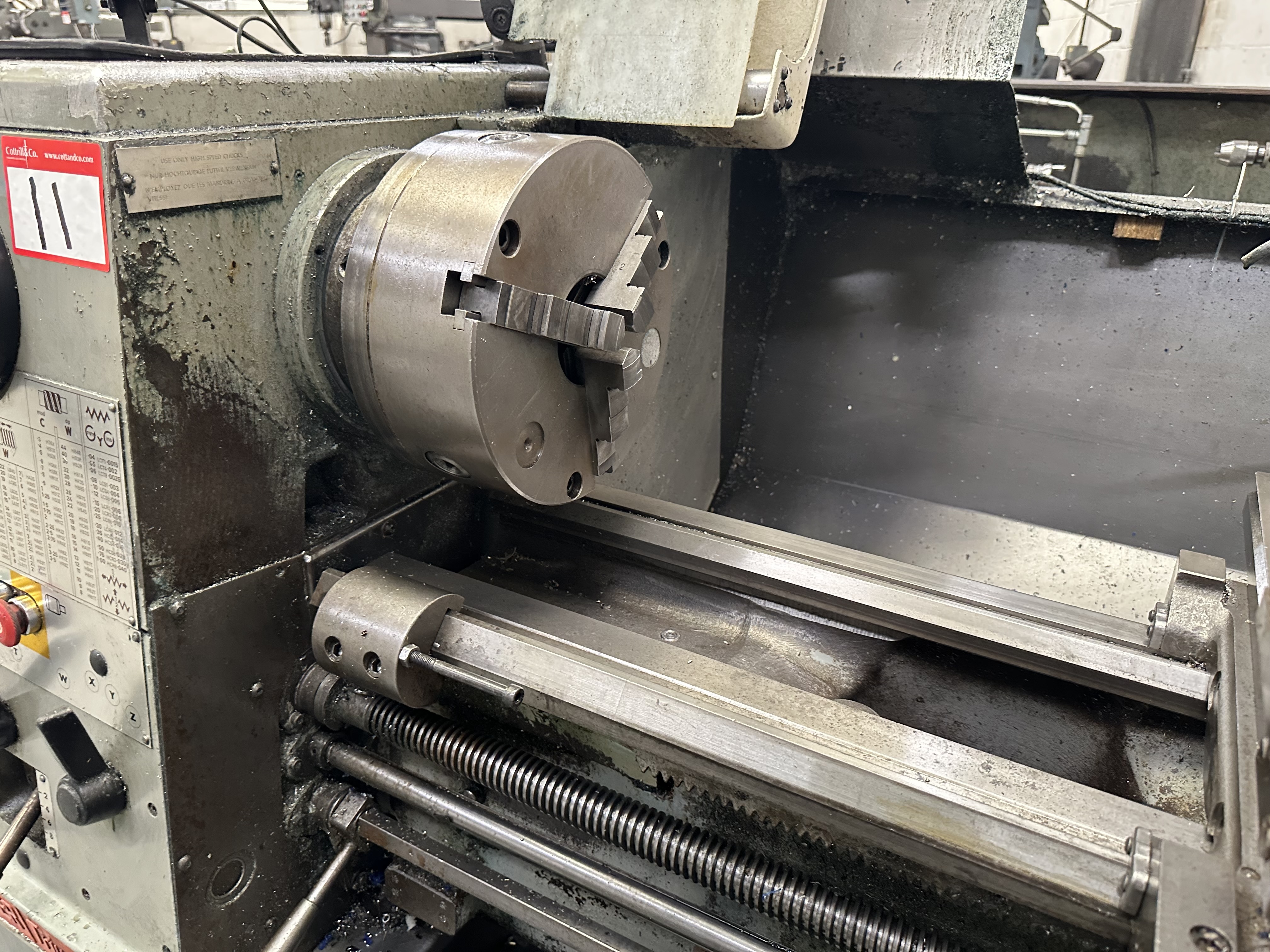 Colchester Triumph 2000 Gap Bed Centre Lathe with Anilam Wizard 211 2 Axis DRO