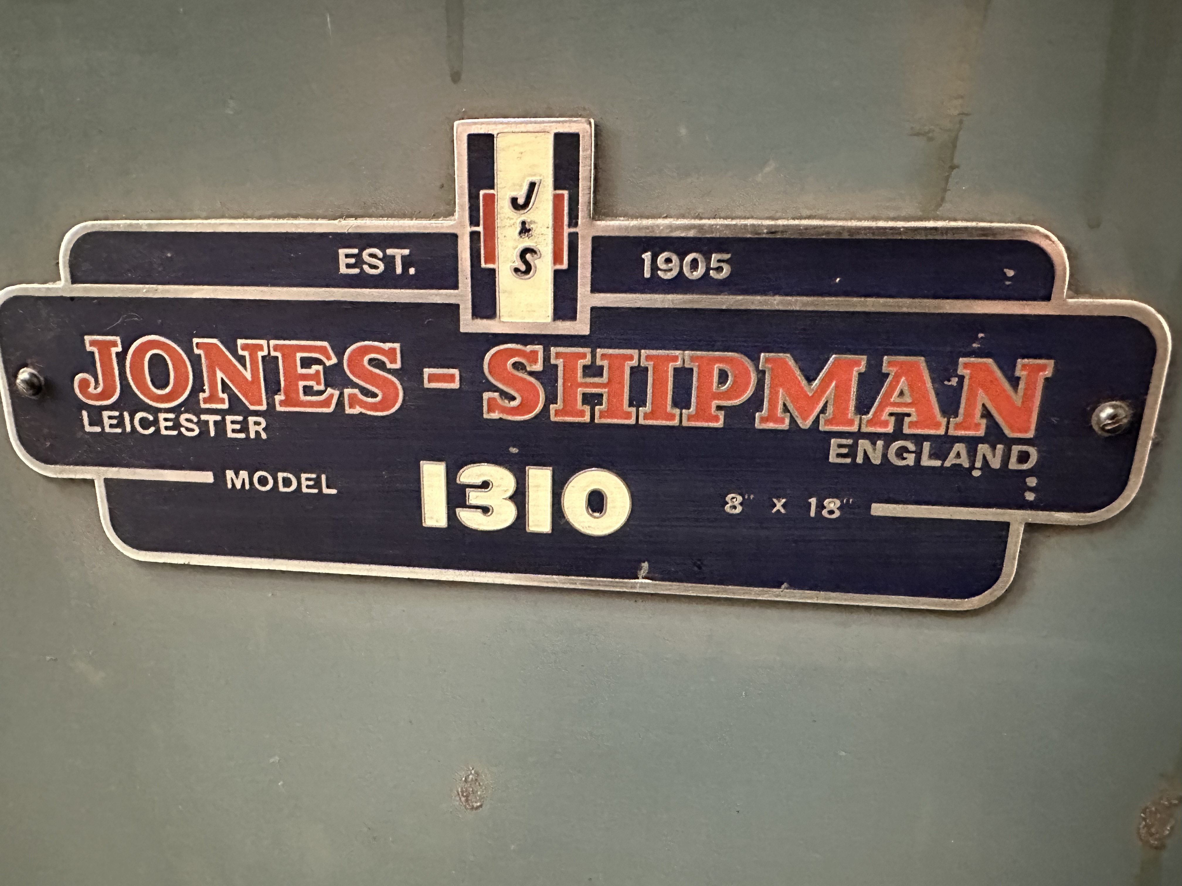 Jones & Shipman 1310 Universal Cylindrical Grinder