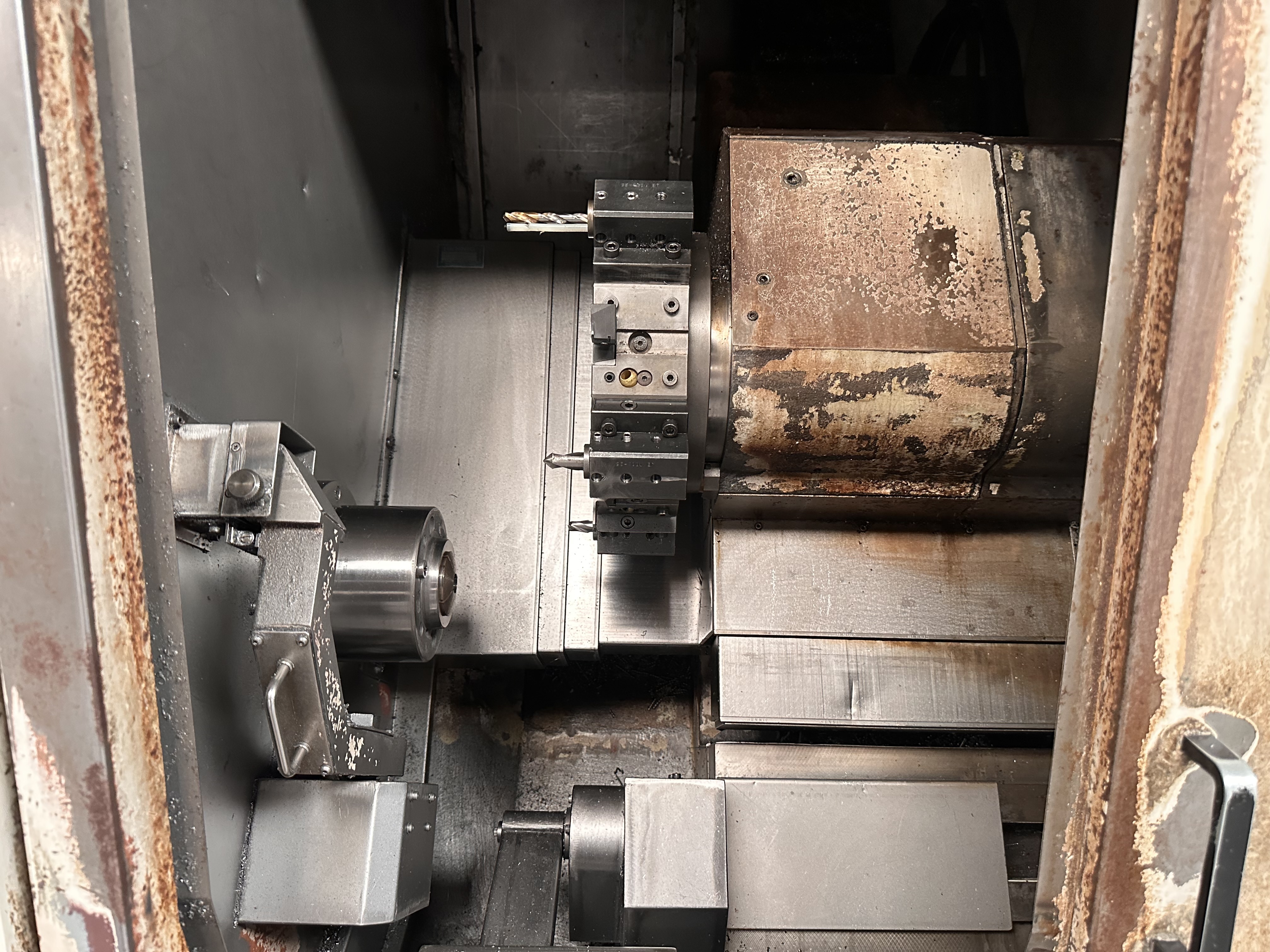 Hardinge Talent Slant Bed CNC Lathe Model TI with Fanuc OT-B CNC Control