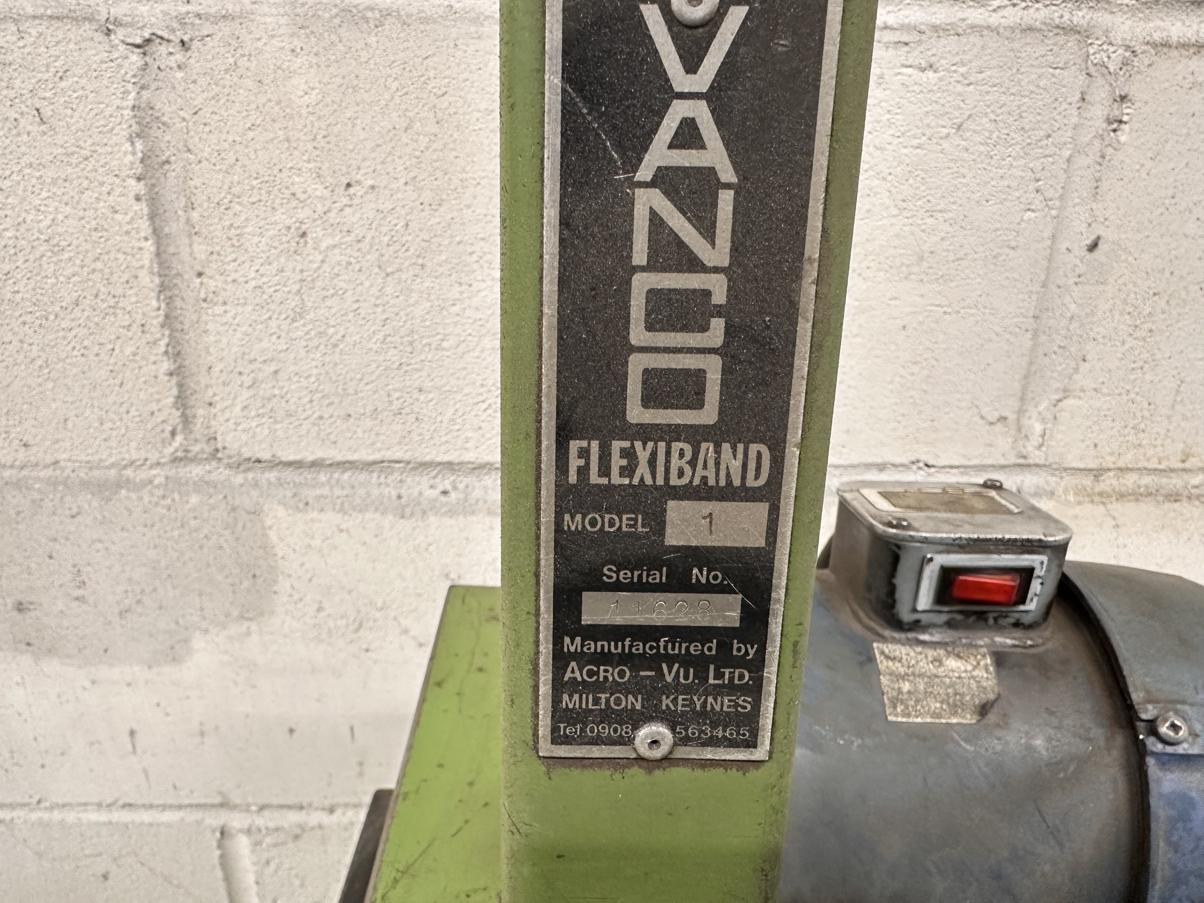 Floor Standing Vanco Flexiband Linisher