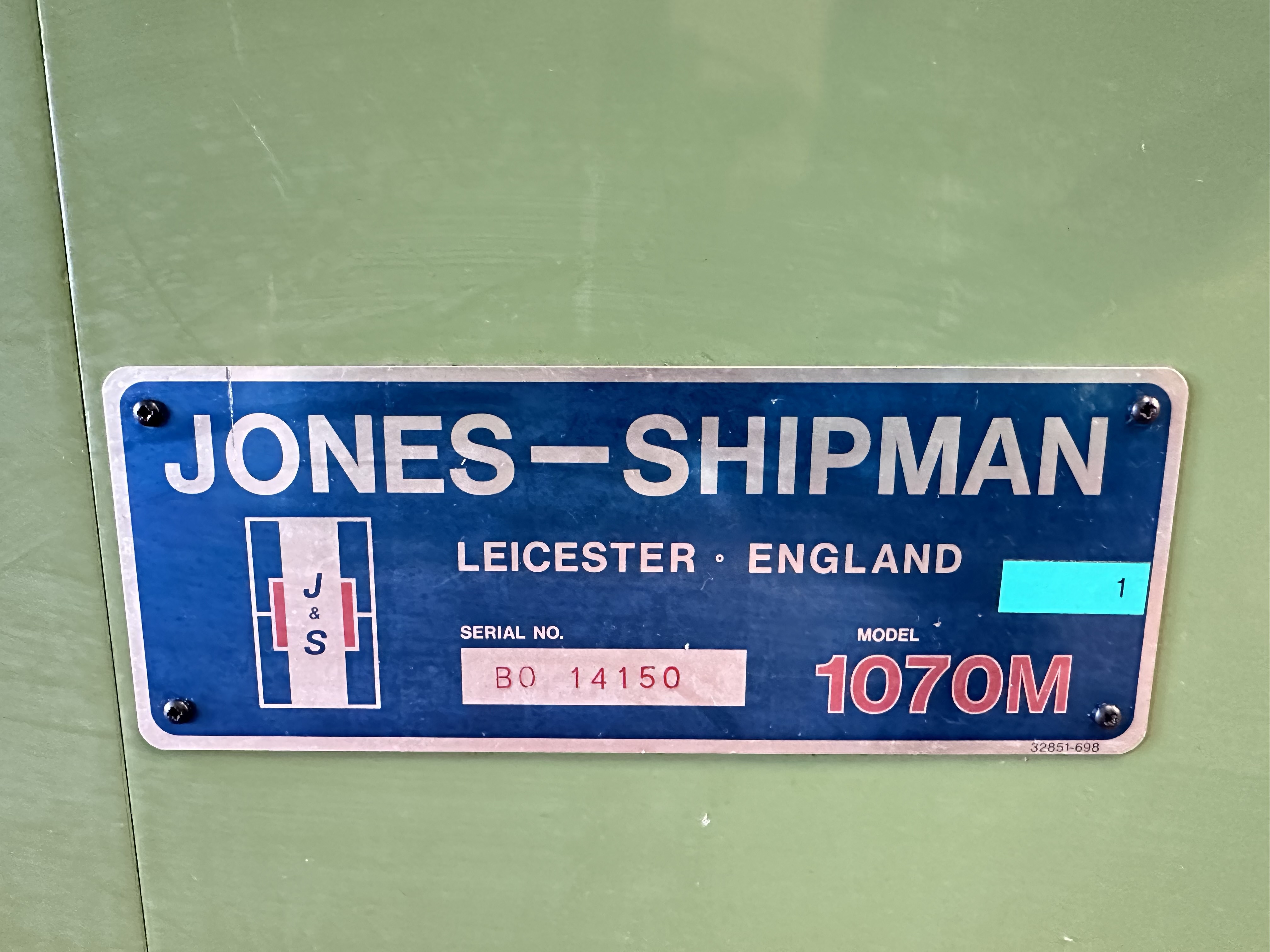 Jones & Shipman 1070M Cylindrical Grinder