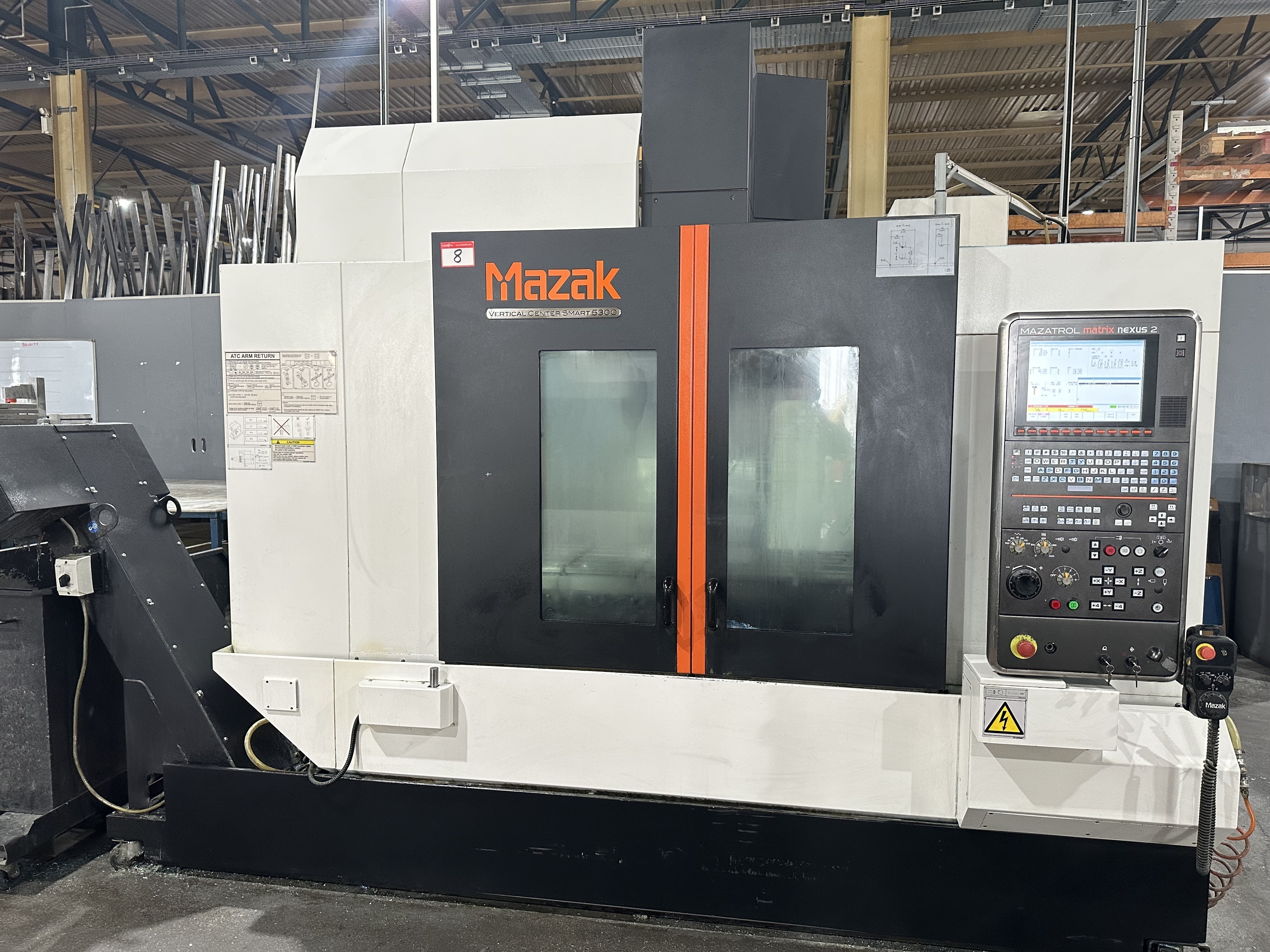 Mazak Vertical Centre Smart 530C Machining Centre. (2016)