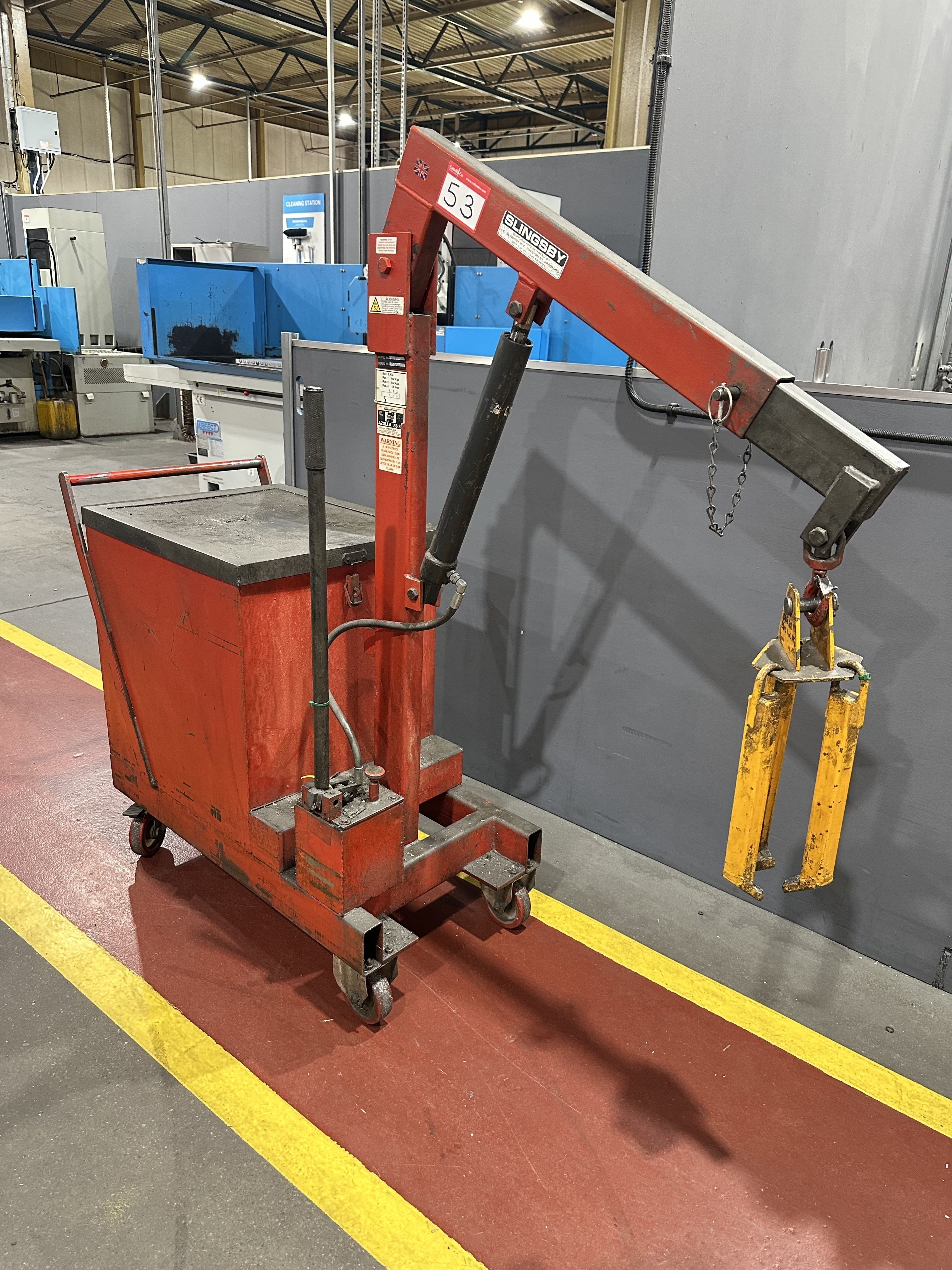 Slingsby CTC152 Counterbalance Hydraulic Crane Hoist, SWL 152kg