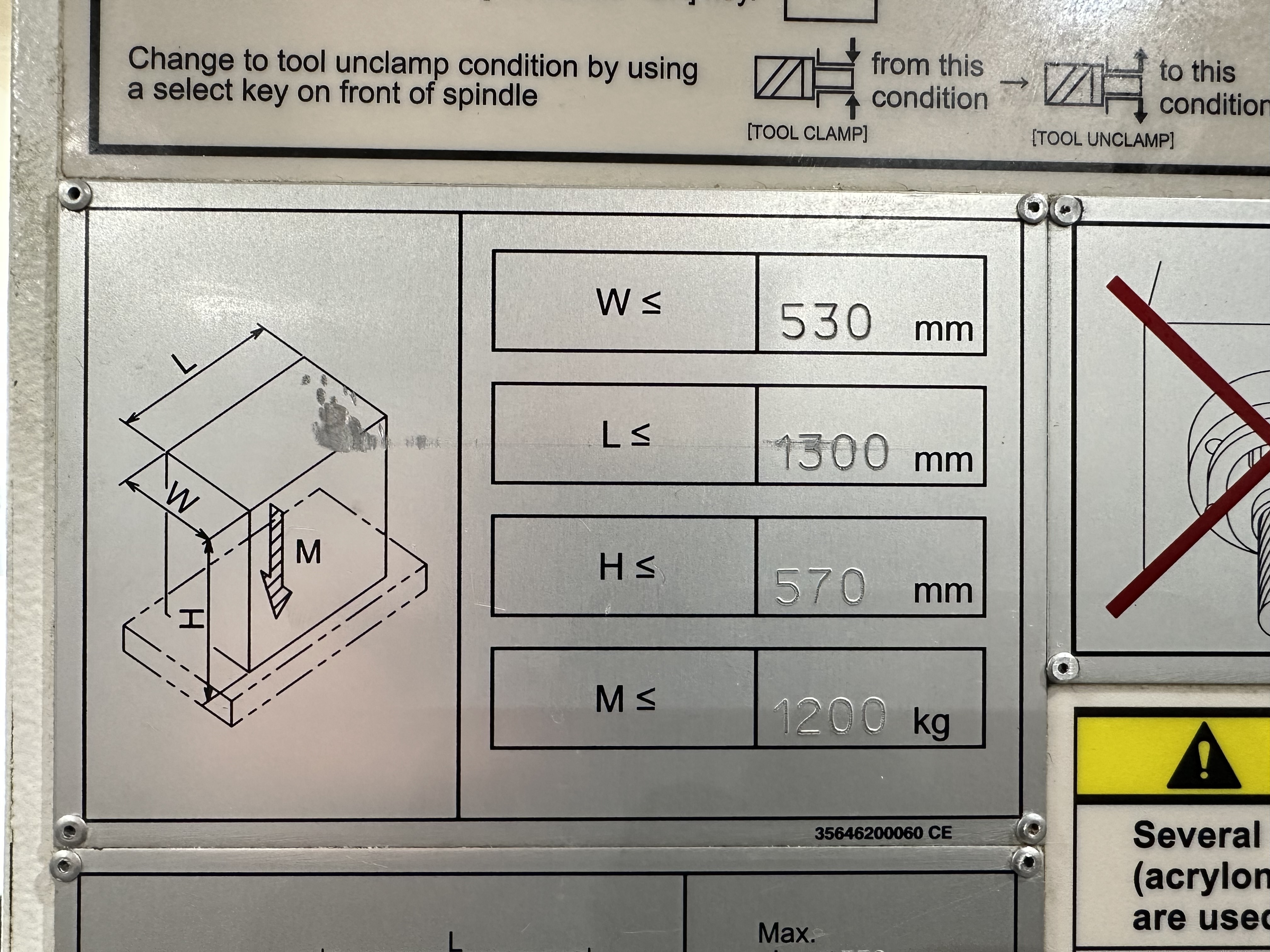 Mazak Vertical Centre Smart 530C CNC Vertical Machining Centre. (2015)