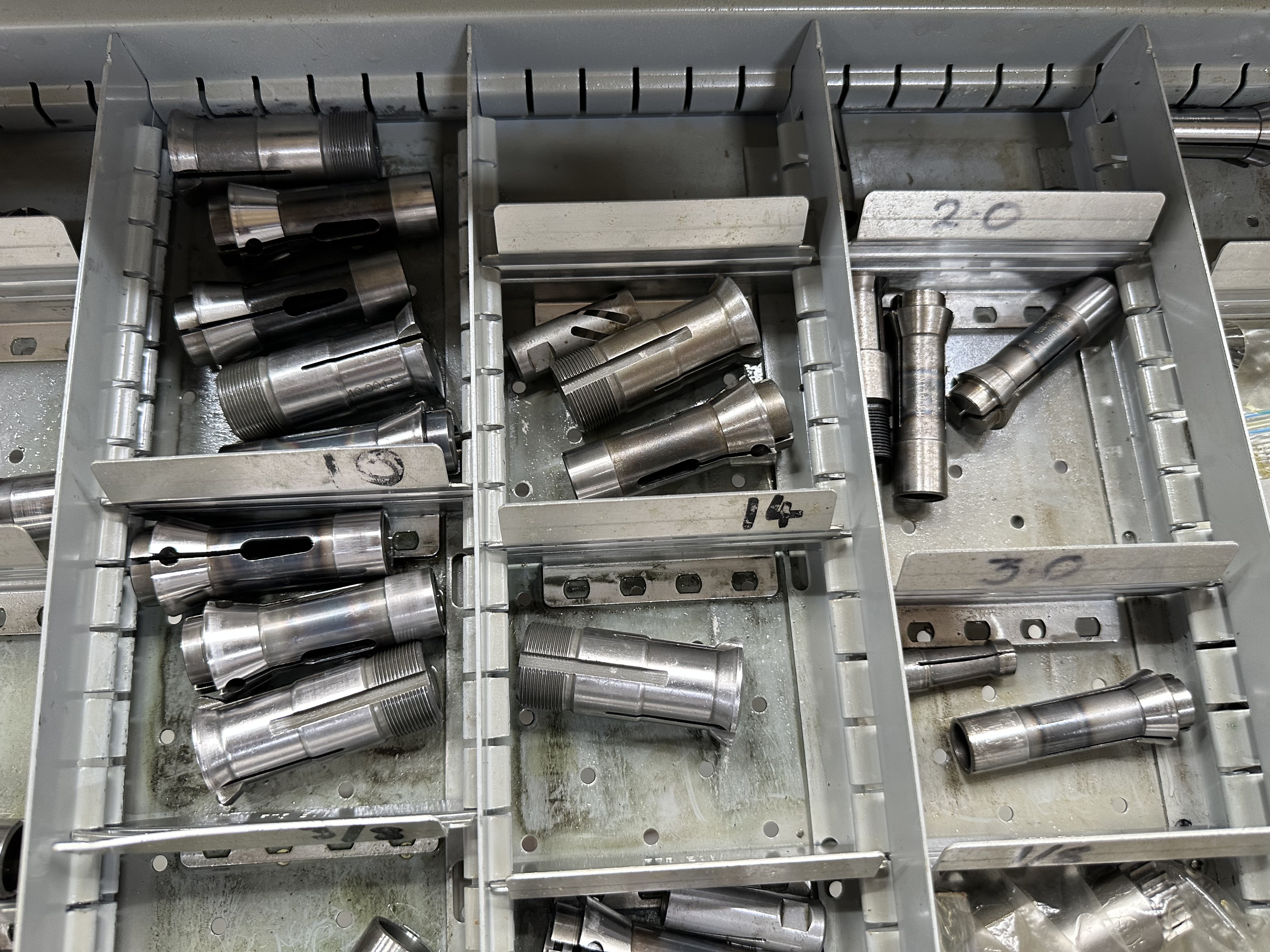 Collets and Guides for K16 Machine