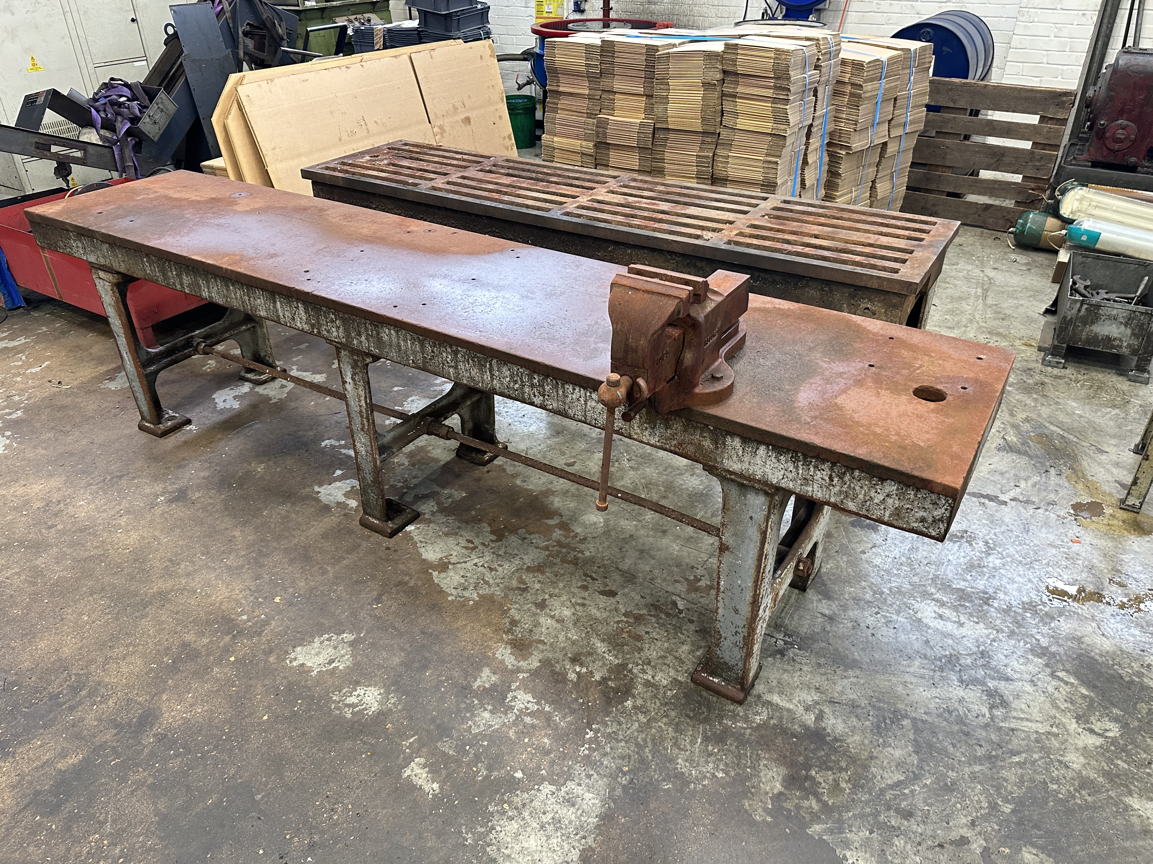 (2) x Steel Wokbenches