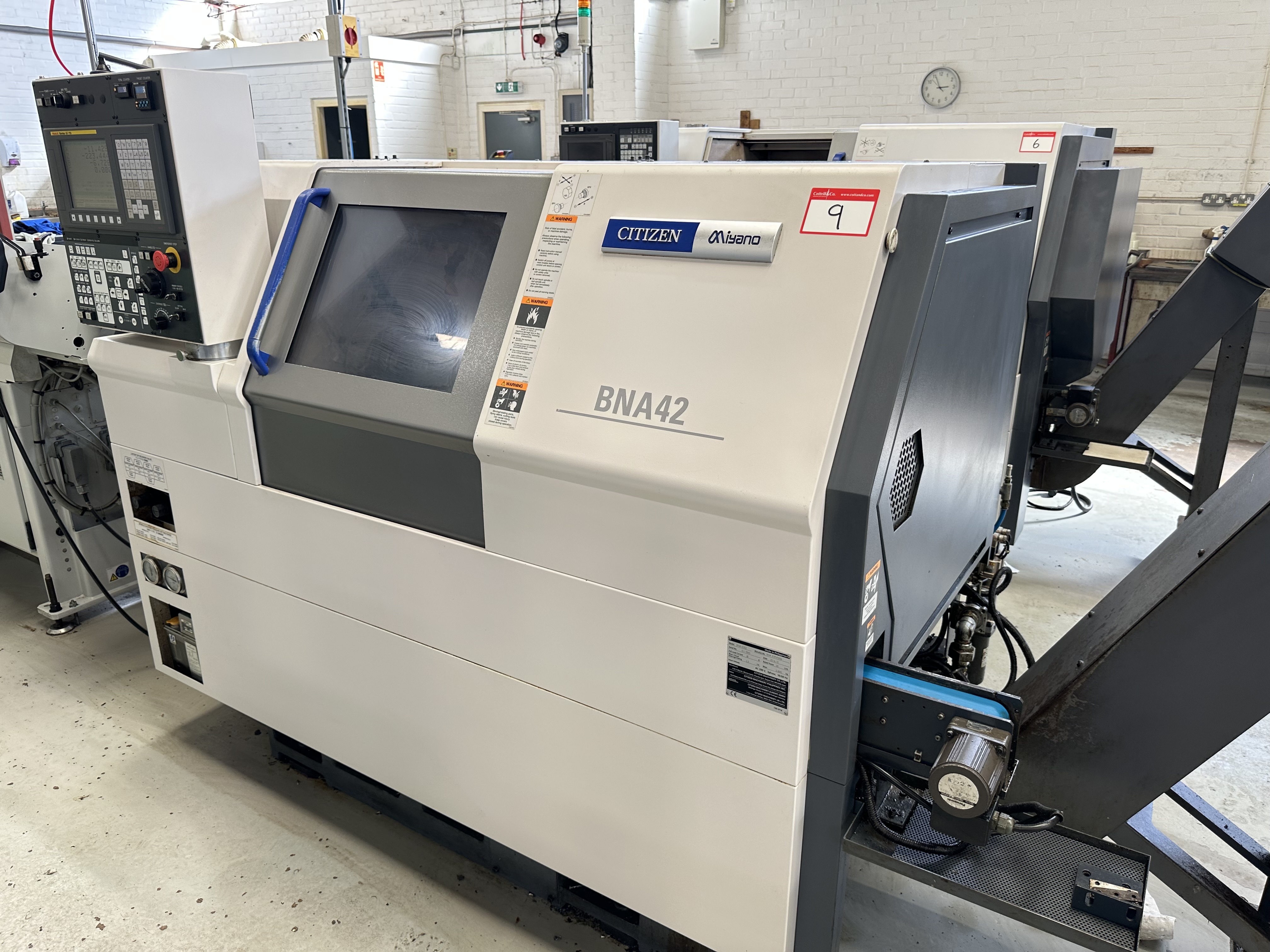 Citizen Miyano BNA-42 52 Fixed Headstock Lathe 5 Axis Machine with Fanuc Oi-TD CNC Control (2016)