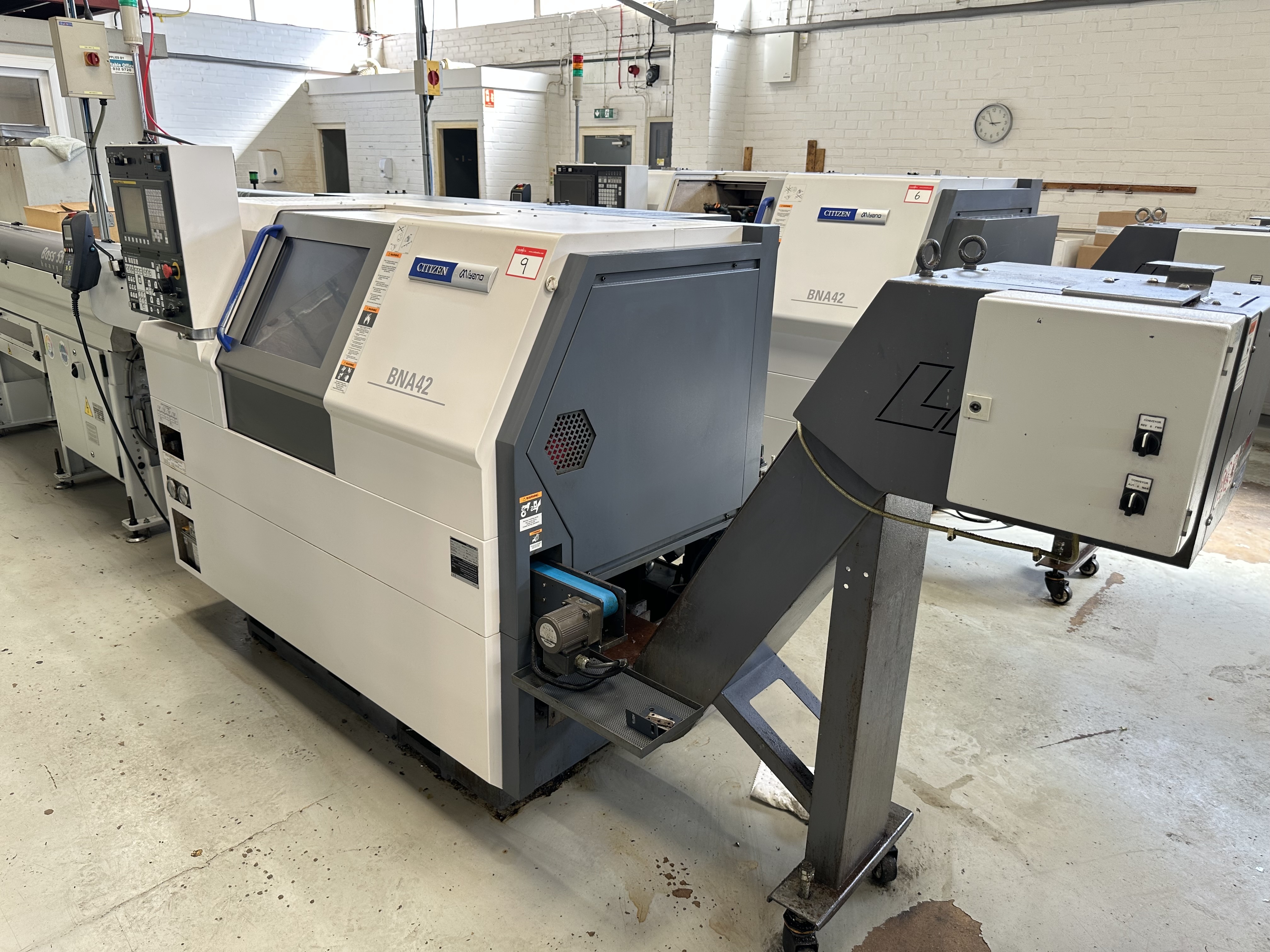 Citizen Miyano BNA-42 52 Fixed Headstock Lathe 5 Axis Machine with Fanuc Oi-TD CNC Control (2016)