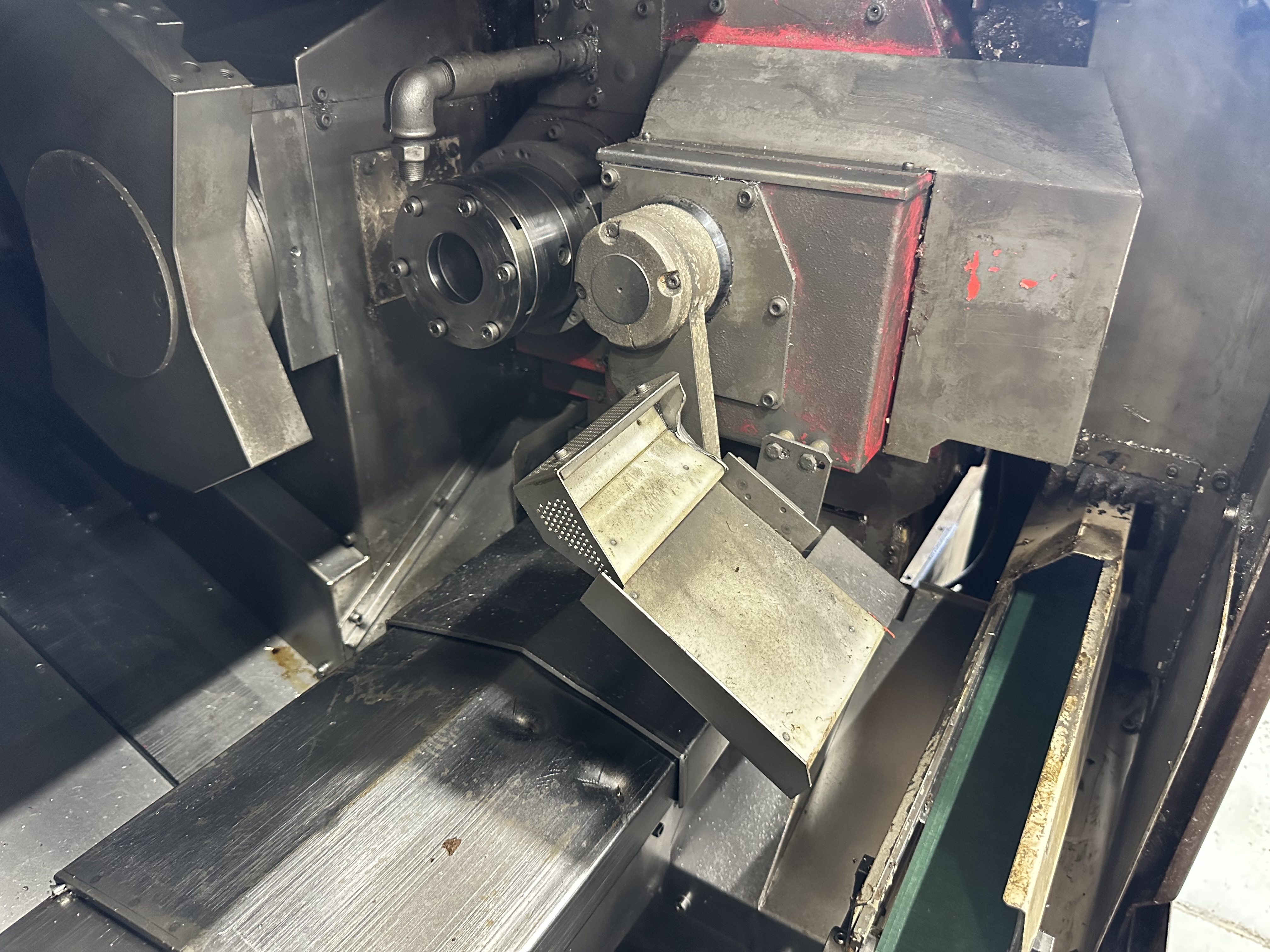 Miyano BNJ-42SY Fixed Headstock Lathe 7 Axis with Fanuc 18i-TB CNC Control. (2006)