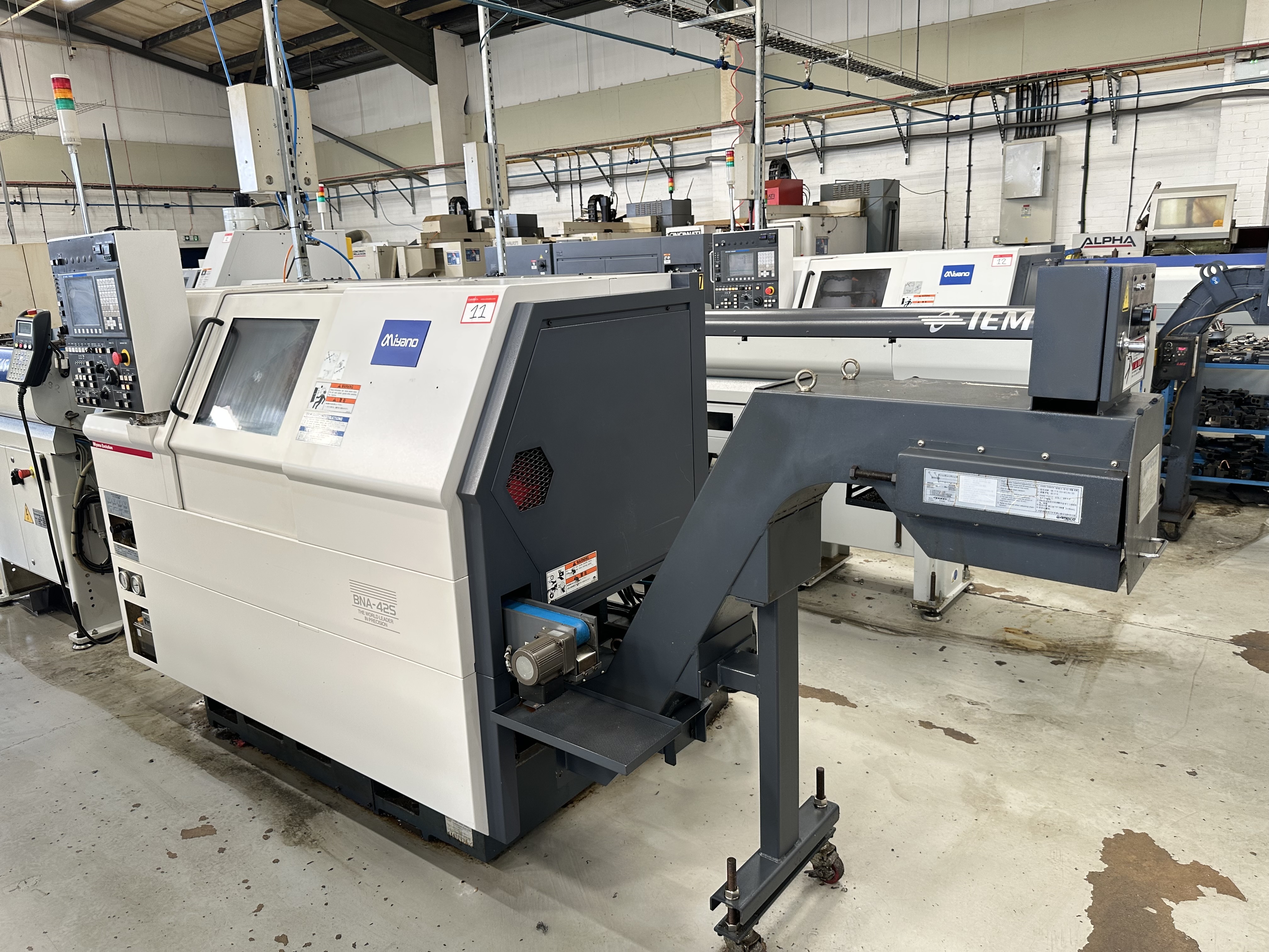 Miyano BNA-42S 5 Axis Fixed Headstock Lathe with Fanuc Oi-TD CNC Control (2011)