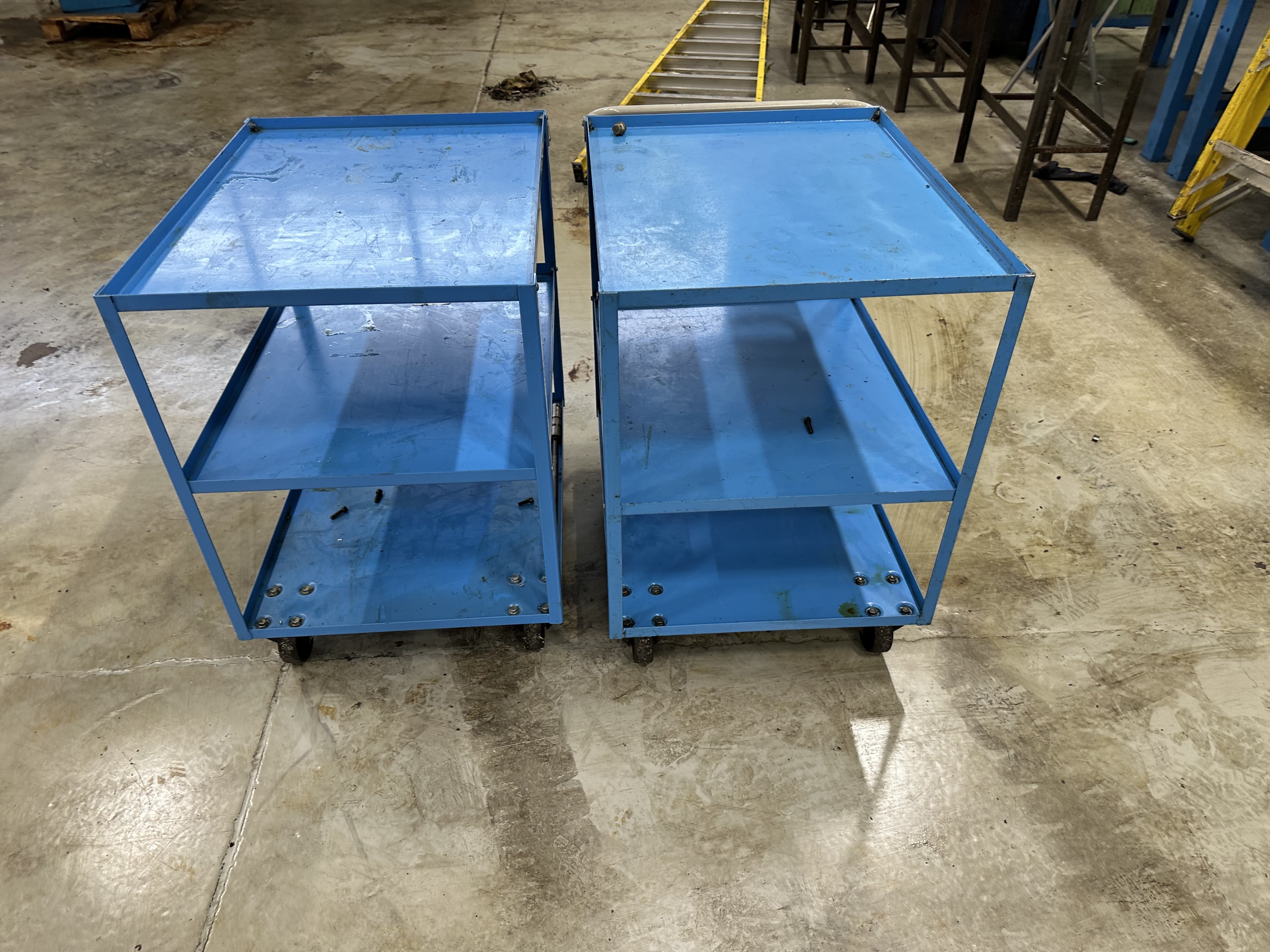 Lister 3 Shelf Mobile Trolleys