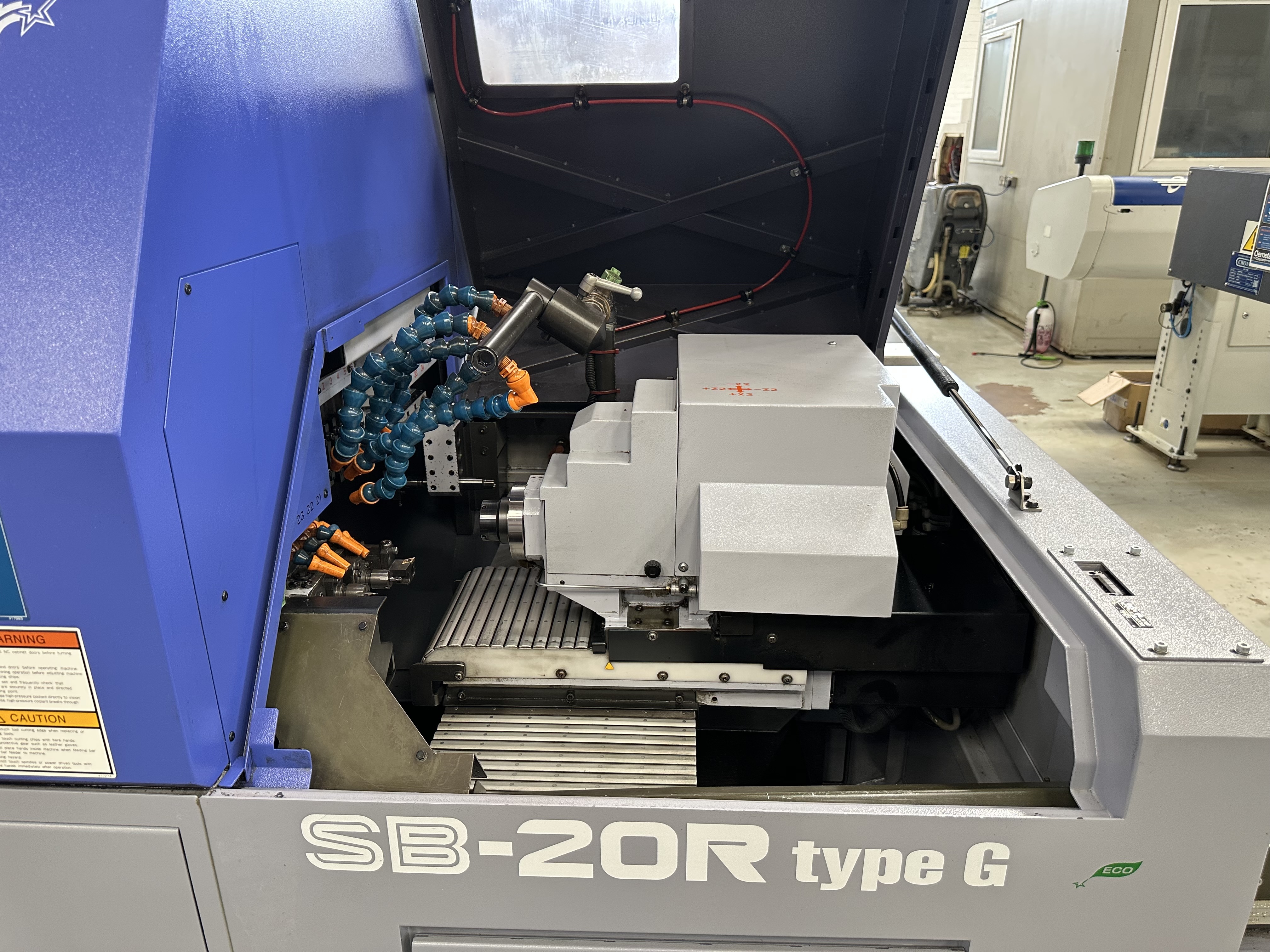 Star SB-20R Type G CNC Sliding Head Lathe with Fanuc Series Oi-TF CNC Control (2020)