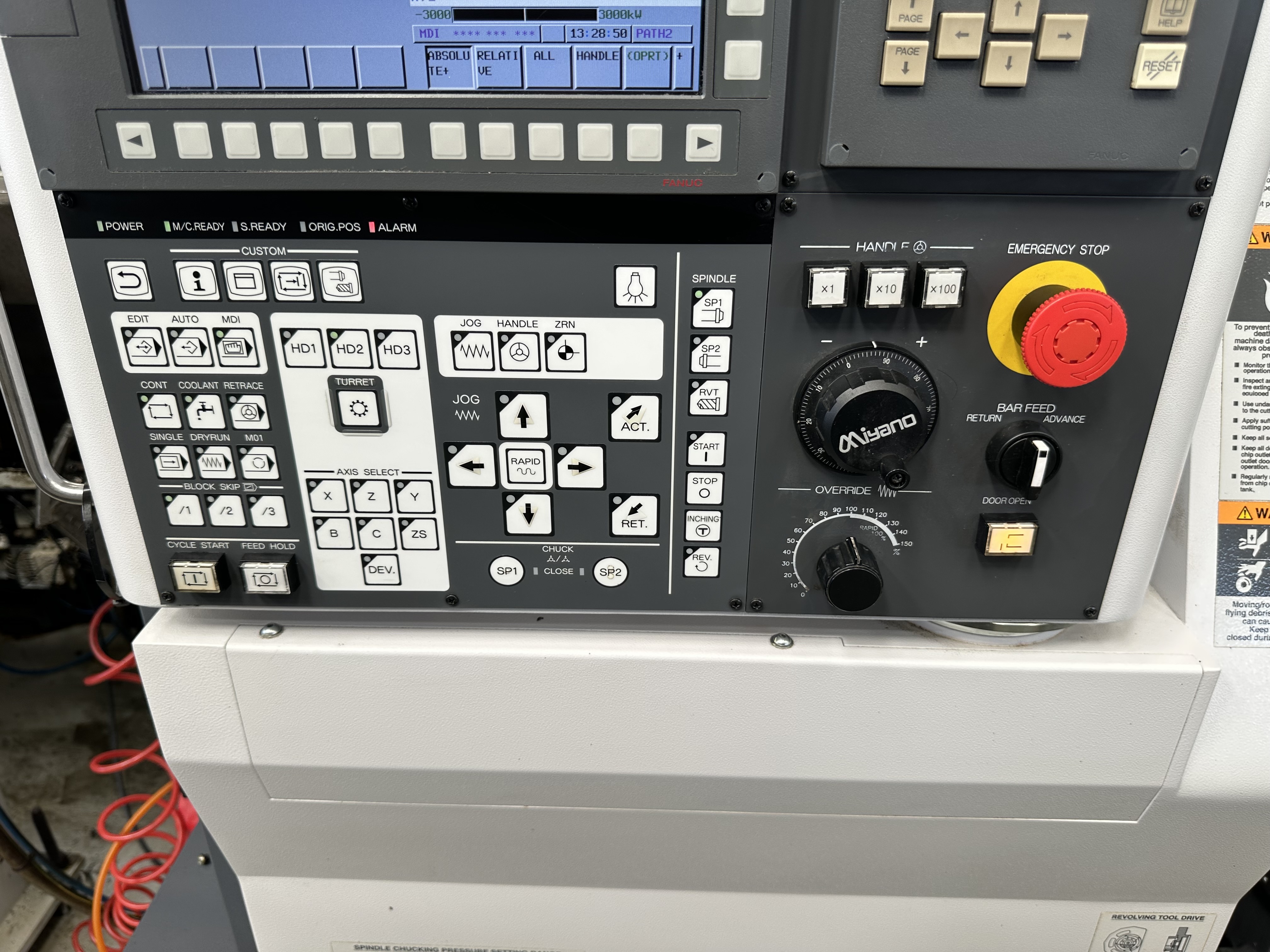 Citizen Miyano BNJ-51SY6 5 Axis Fixed Headstock Lathe with Fanuc Series Oi-TF CNC Control (2021)
