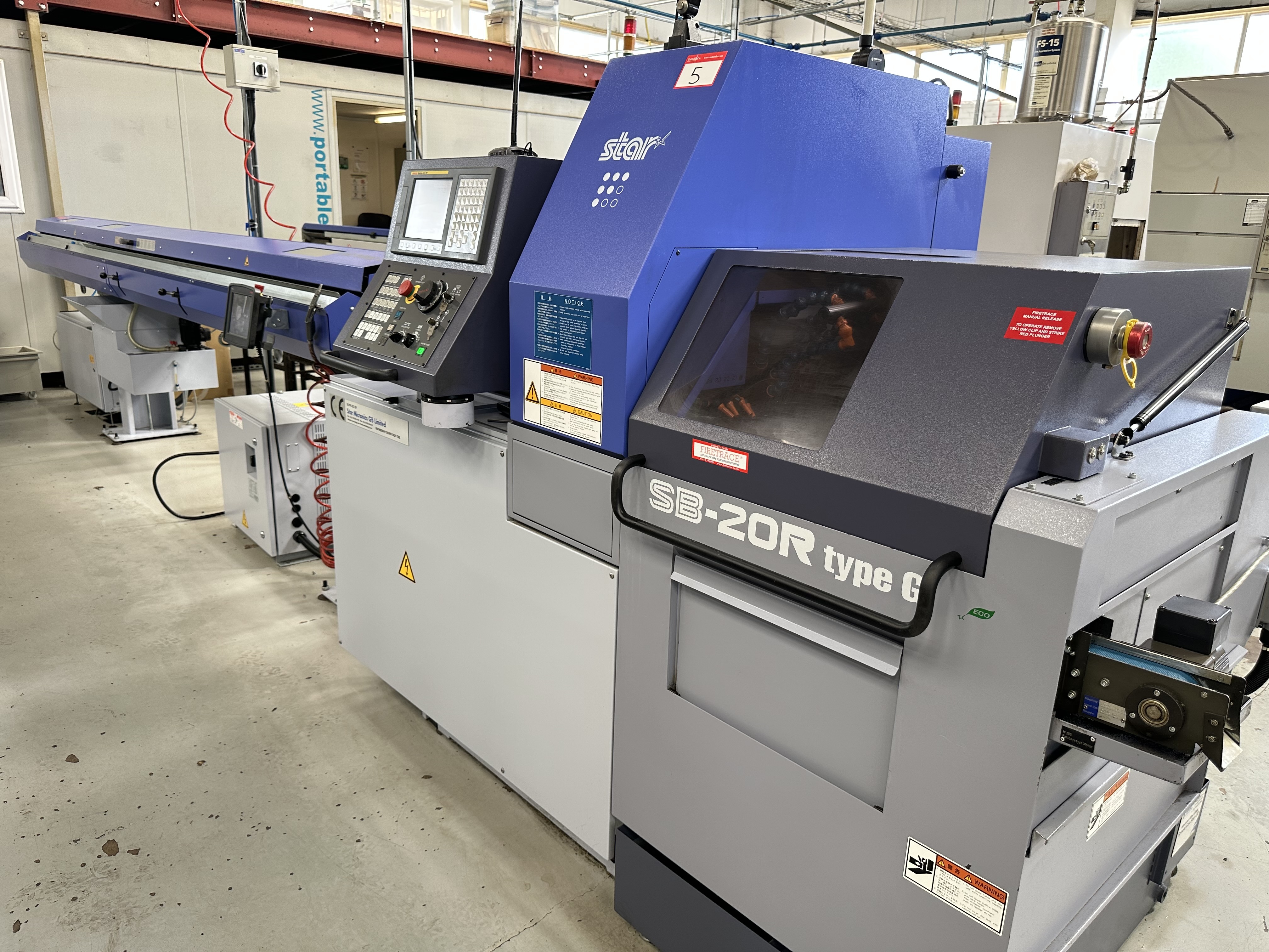 Star SB-20R Type G CNC Sliding Head Lathe with Fanuc Series Oi-TF CNC Control (2020)