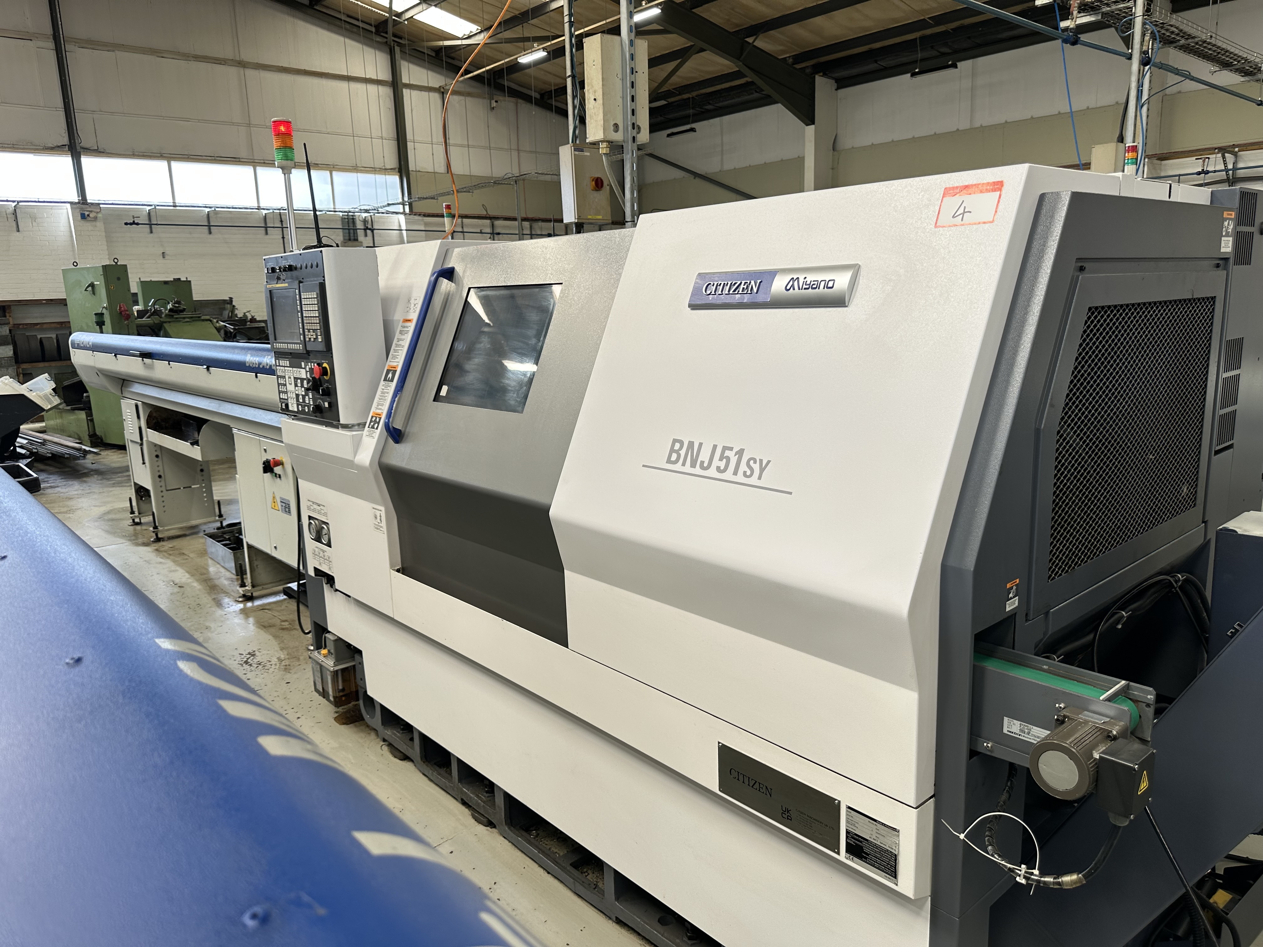 Citizen Miyano BNJ-51SY6 5 Axis Fixed Headstock Lathe with Fanuc Series Oi-TF CNC Control (2021)