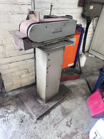 Brierley Band Linisher, 100mm Wide Abrasive Band