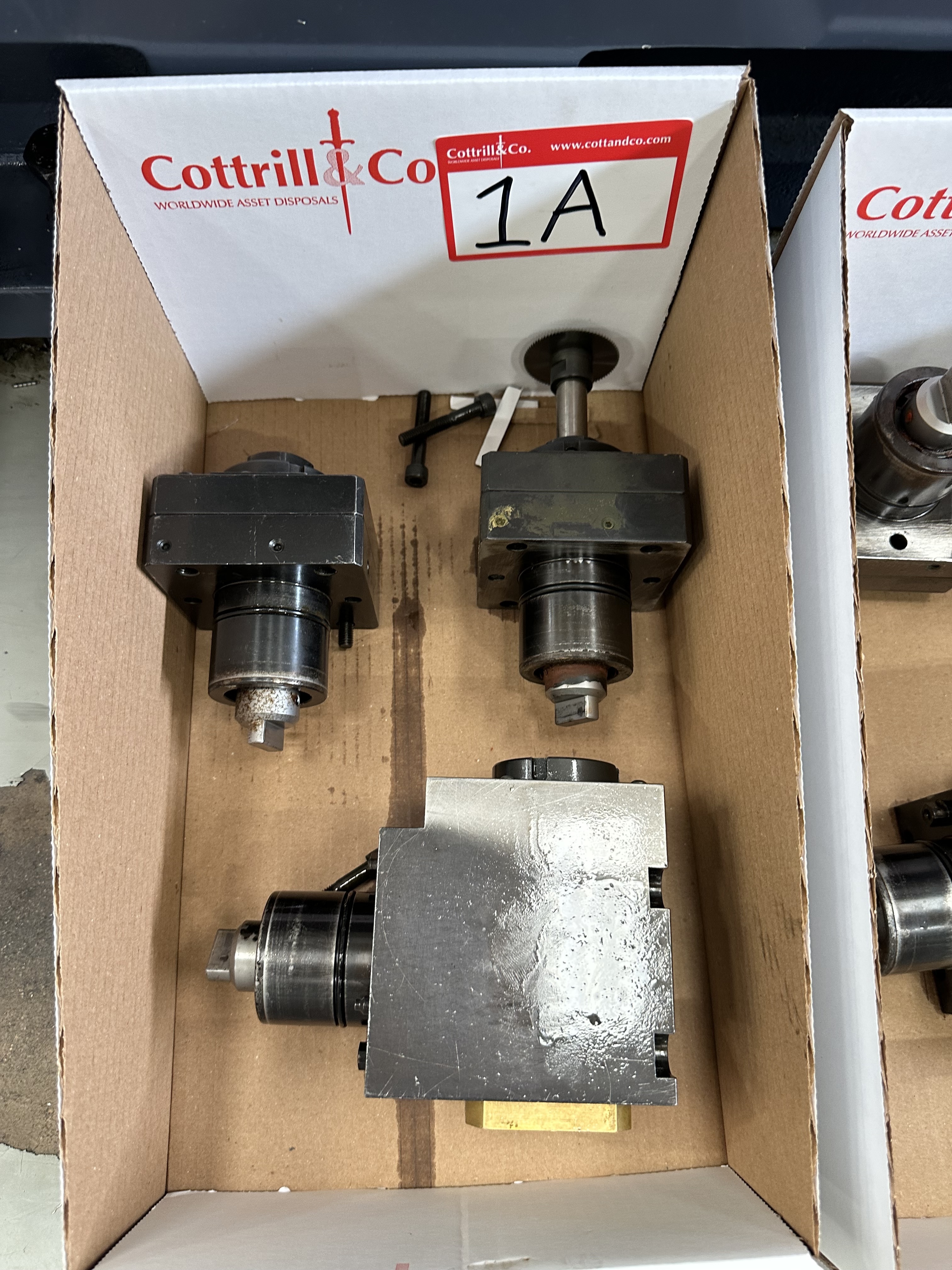 (1) x Driven Right Angle Tool for ABX64, (2) x Straight Driven Tool for ABX64